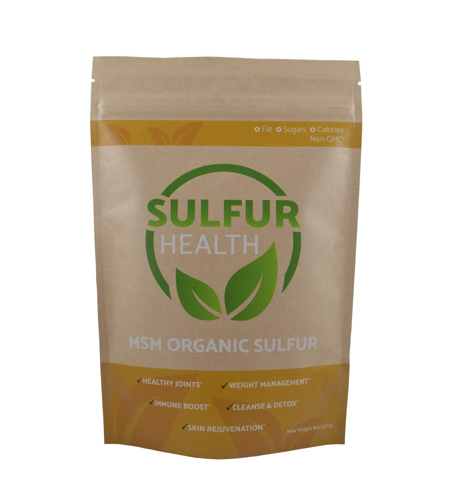 MSM Organic Sulfur - 99.9% Pure MSM Supplement - Lab-Tested & Certified (1 Pound) 1 Pound (Pack of 1) - Buy Online on GoSupps.com
