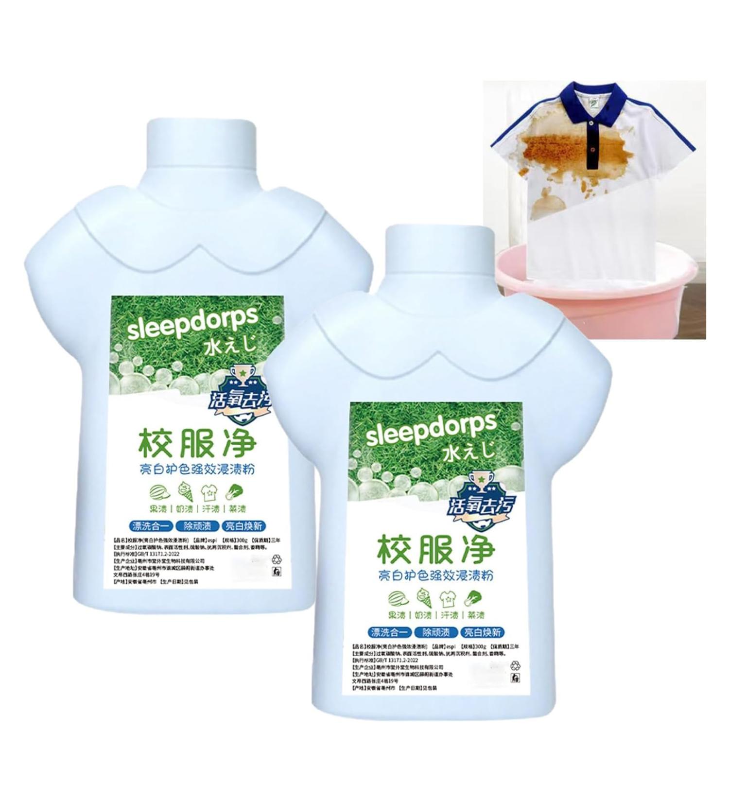 Efficient Easy Clean Laundry Detergent Powder All Purpose Efficient Cleaning Powder Active Biological Enzyme Washing Laundry Detergent Powder Quick and Easy Dirt Spot Removal (2PC) 1 - Buy Online on GoSupps.com
