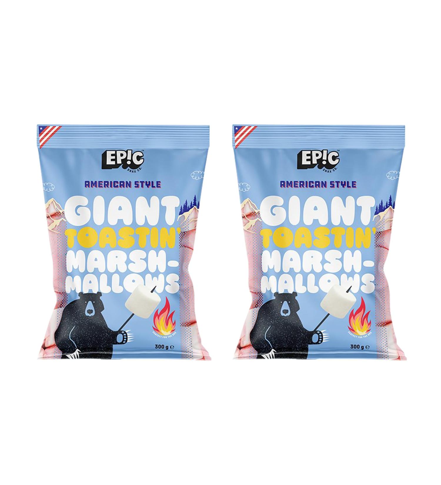 Epic Giant American Style Toasting Marshmallows 300g (Pack of 2) - Buy Online on GoSupps.com
