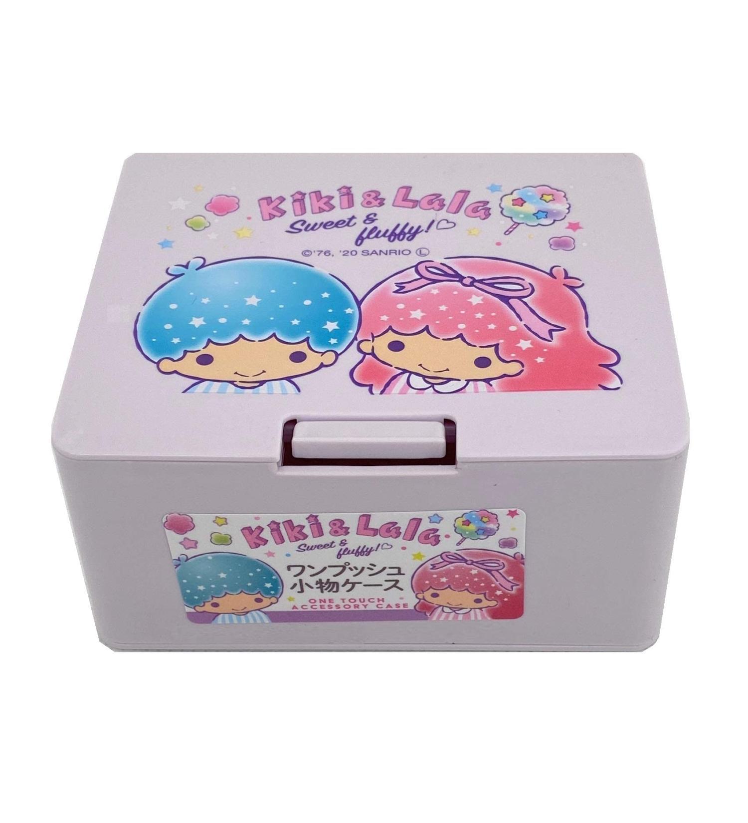 Buy Sanrio Little Twin Stars Sweet Box - One-Touch Makeup & Accessory Case (10.7 x 8.9 x 5.3 cm) - Purple Pink Blue - International Shipping Available - Buy Online on GoSupps.com