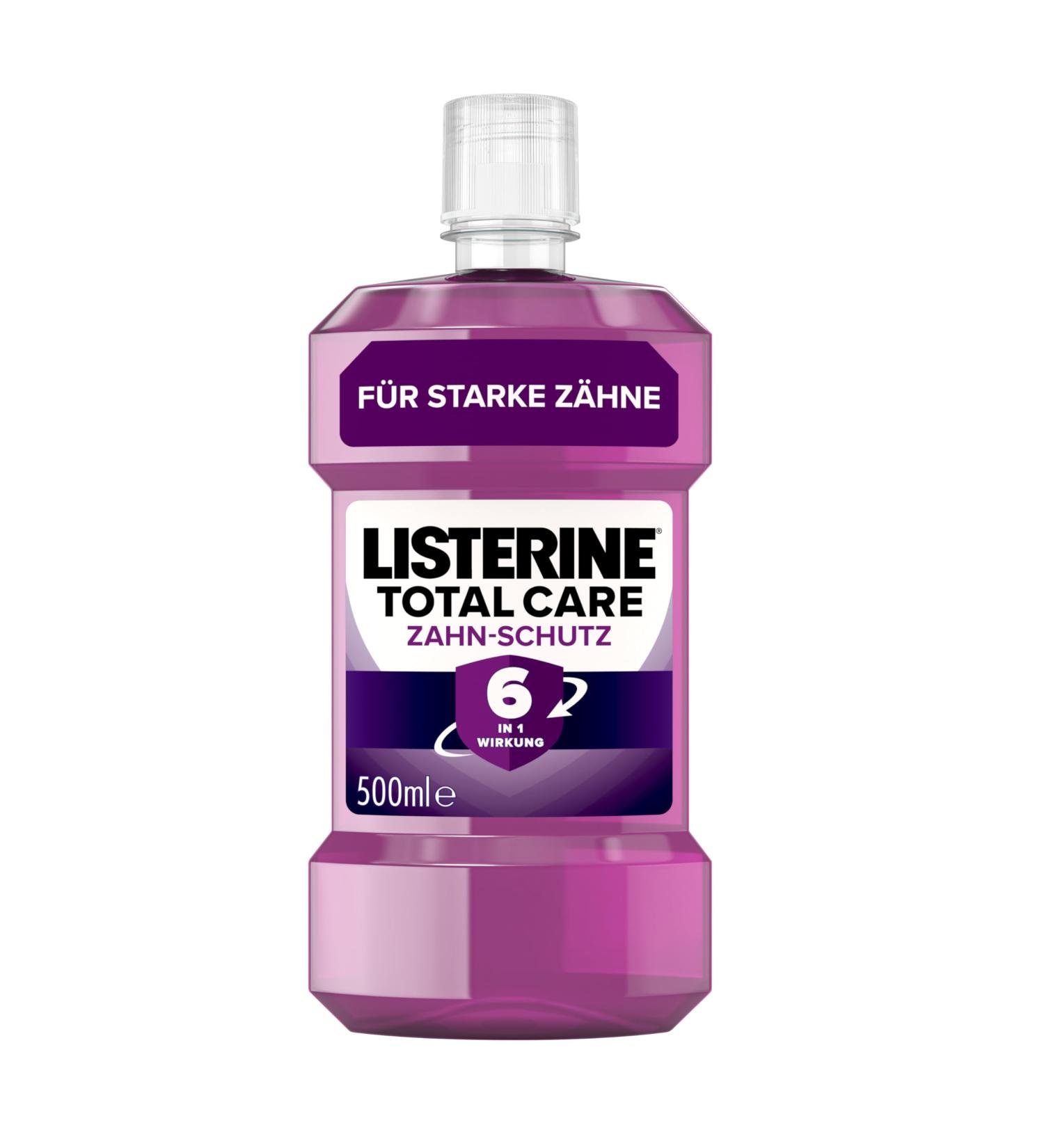 Buy Listerine Total Care Mouthwash 500 ml - 6-in-1 Antibacterial Protection Fresh Breath & Cavity Defense - International Shipping - Buy Online on GoSupps.com