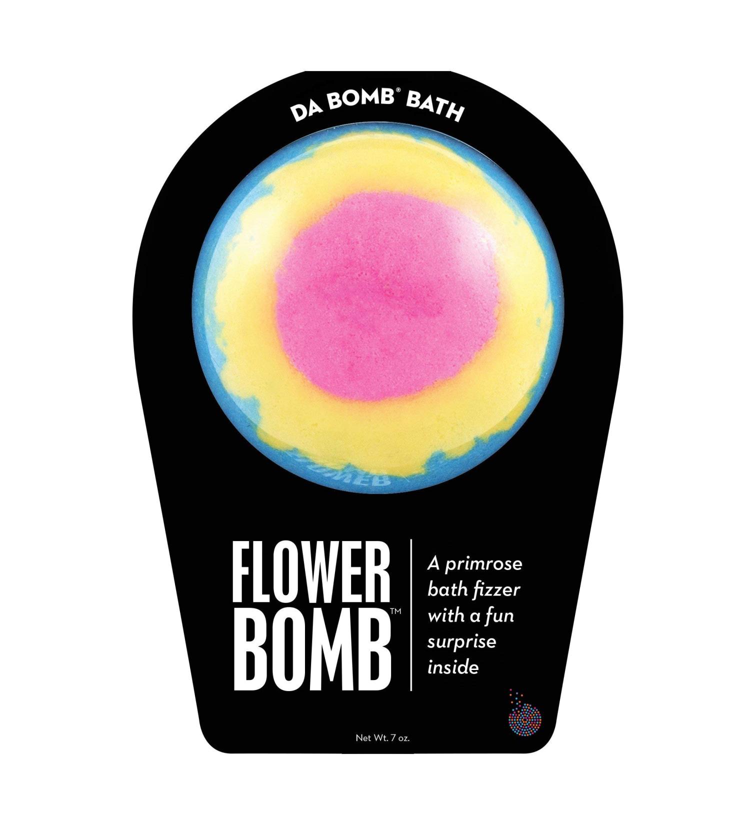 DA BOMB Flower Bath Bomb 7oz - Luxurious and Relaxing Floral Scented Bath Fizzies - Buy Online on GoSupps.com