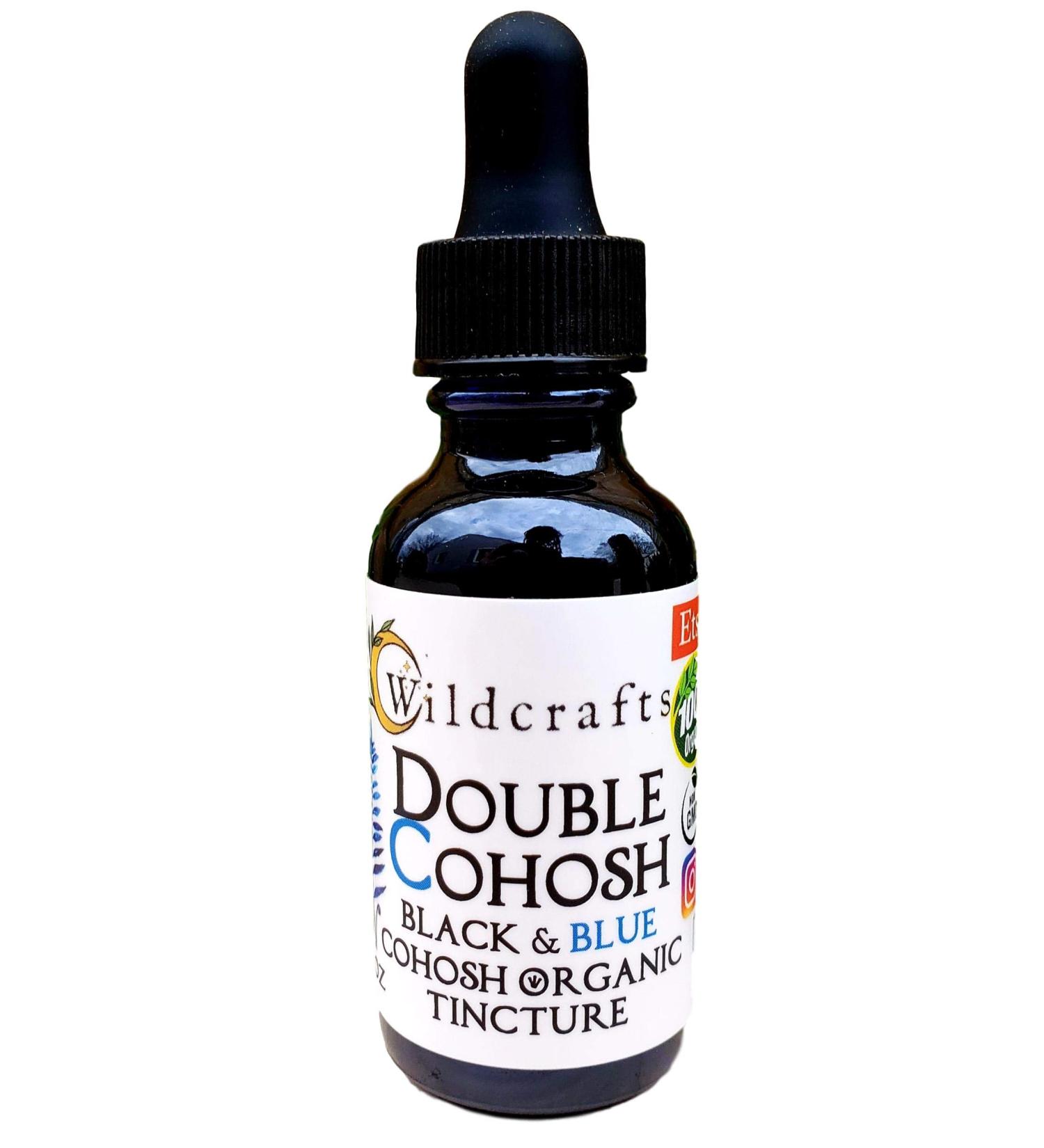 Organic Black Cohosh & Blue Cohosh Herbal Tincture | Handcrafted by Traditional Herbalists - Buy Online on GoSupps.com