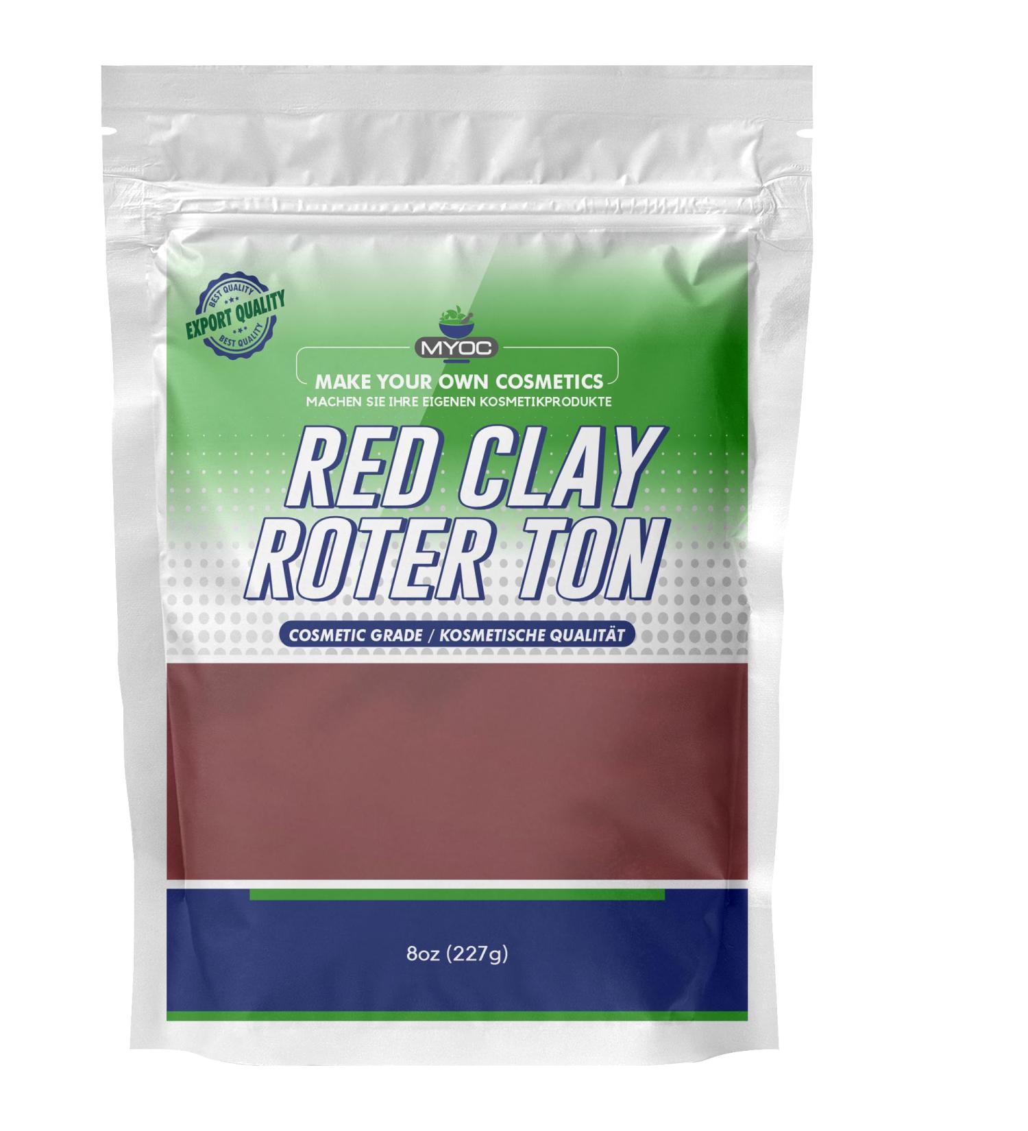 Red Clay Mask Natural Mineral-Rich Facial Clay for All Skin Types Vegan Cruelty-Free Organic Skincare 8oz / 227g - Buy Online on GoSupps.com
