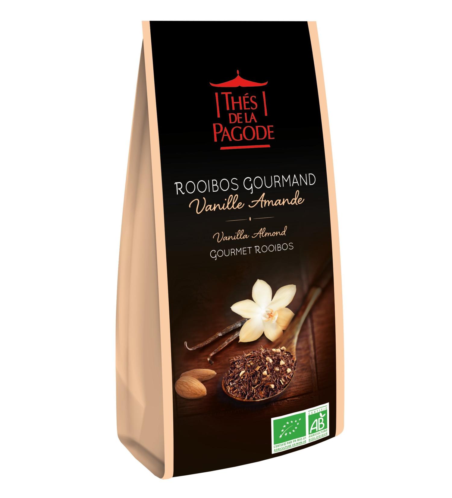 THES DE LA PAGODE Pagoda Teas Rooibos Tea with Vanilla and Almond - 100g