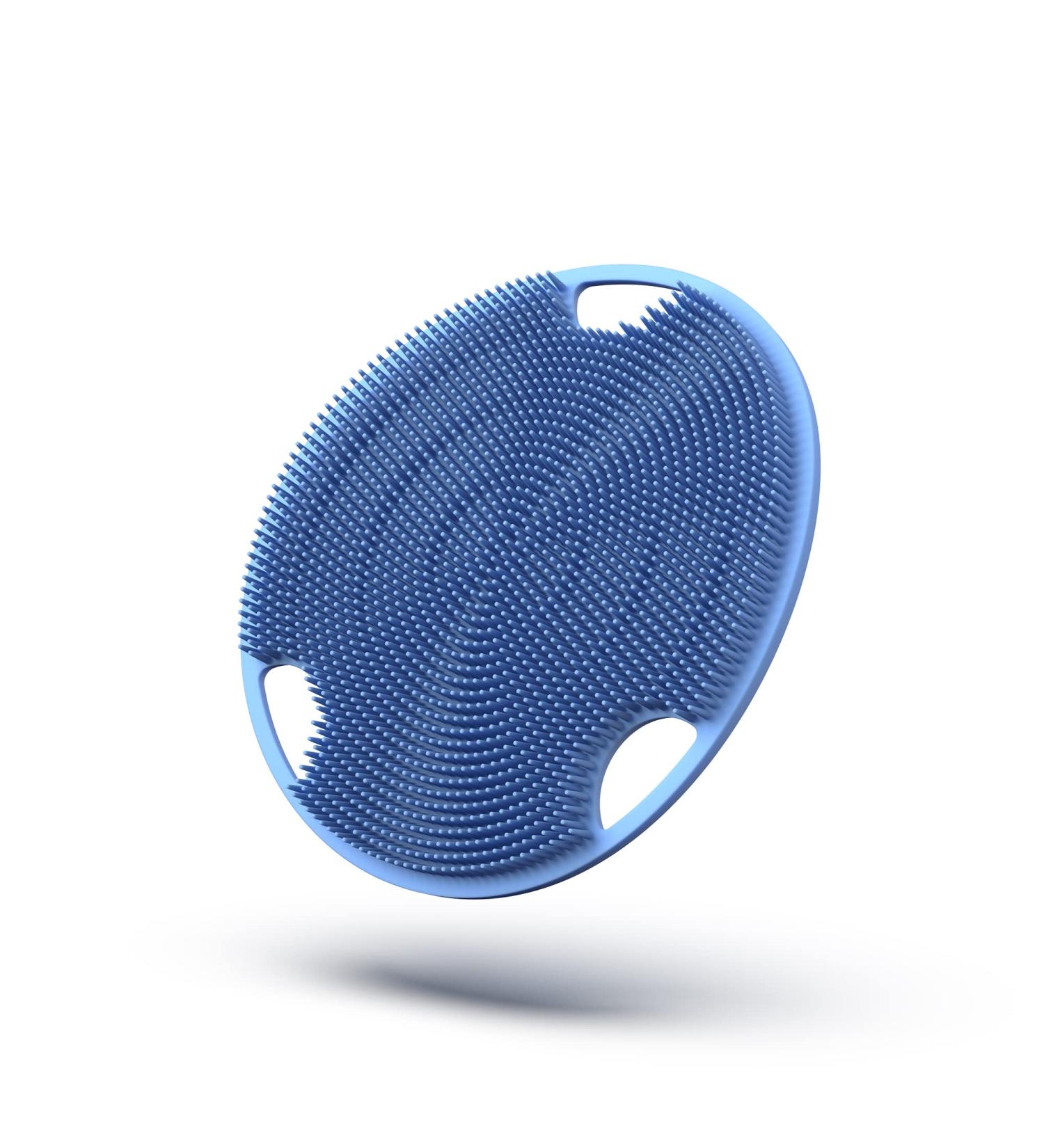 Boie USA Flat Body Scrubber (Blue) - Gentle Exfoliation for Smooth Skin - Buy Online on GoSupps.com