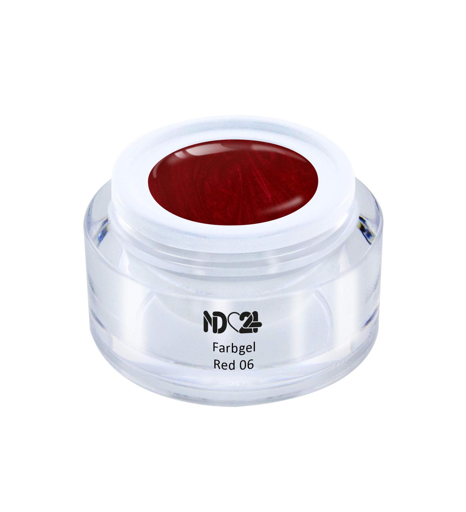 Buy UV LED Color Gel Red 06 - Studio Quality 5ml - Made in Germany | International Shipping - Buy Online on GoSupps.com