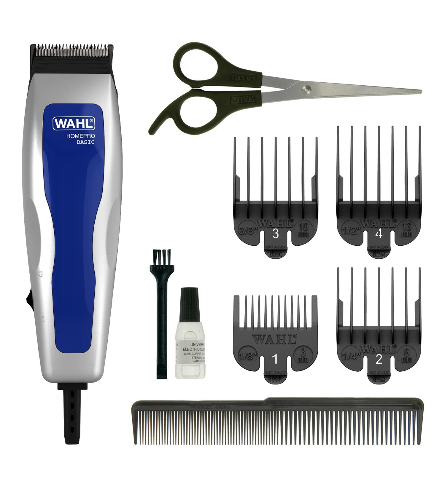 Wahl HomePro Basic Corded Hair Clipper - Easy-to-Use Haircut Kit for Men - Buy Online on GoSupps.com