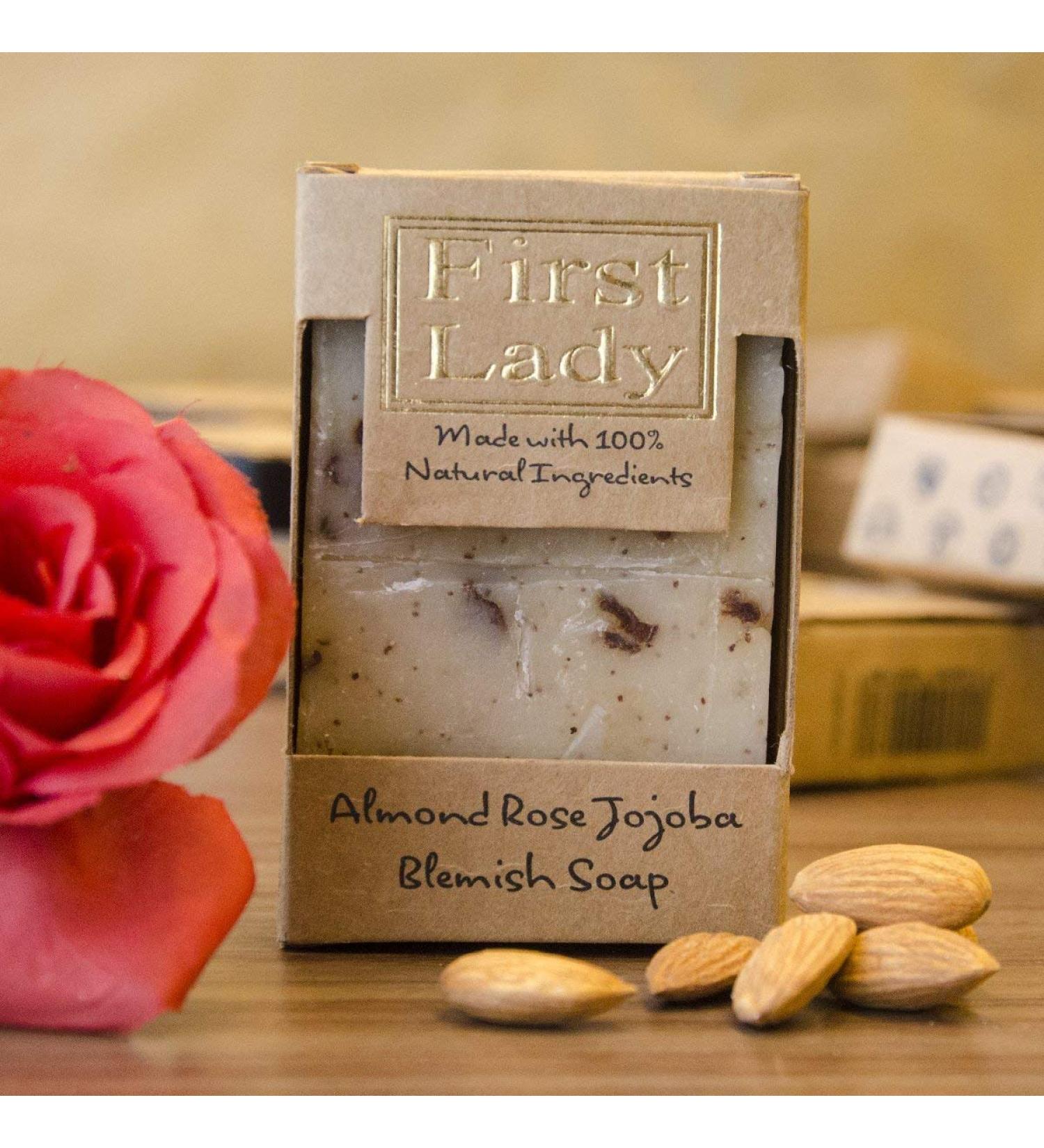 First Lady - Handmade Almond Rose Jojoba Blemish Control Soap 125g