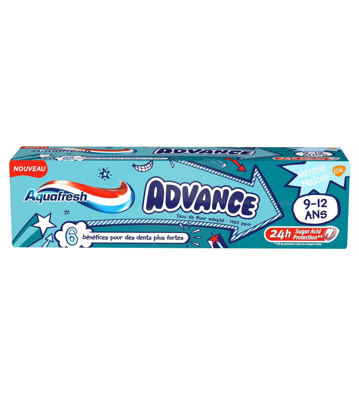 Buy Aquafresh Toothpaste for Kids 9-12 Years | 75 ml Fresh Taste - International Shipping - Buy Online on GoSupps.com