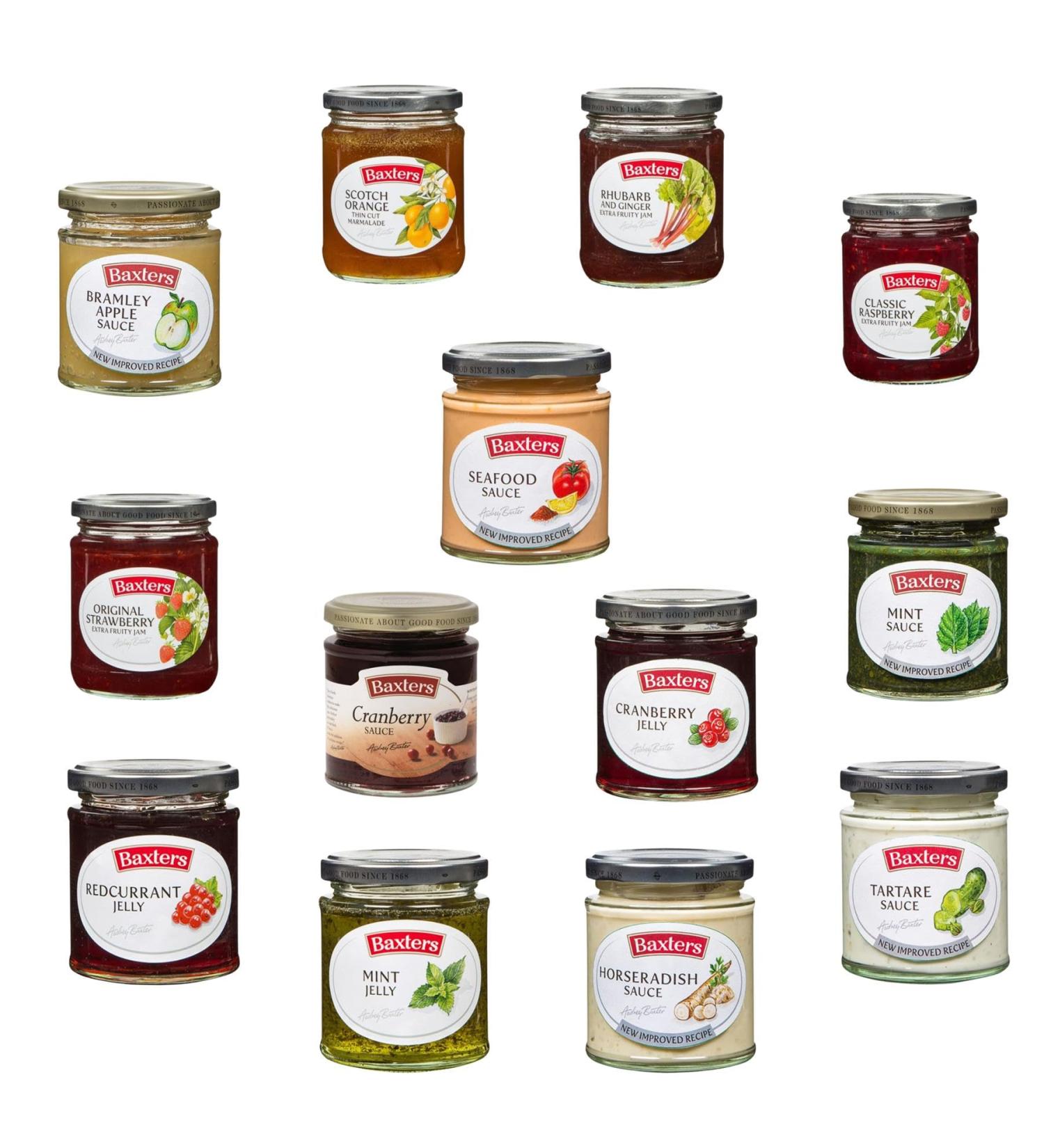 Baxters Sauce Pick N Mix - Create Custom Sauce Combo with 12+ Flavours | SeaFood Bramley Apple Tartare Cranberry | Sauce Gift Set for Sauce Lovers - Pack of 3 - Buy Online on GoSupps.com