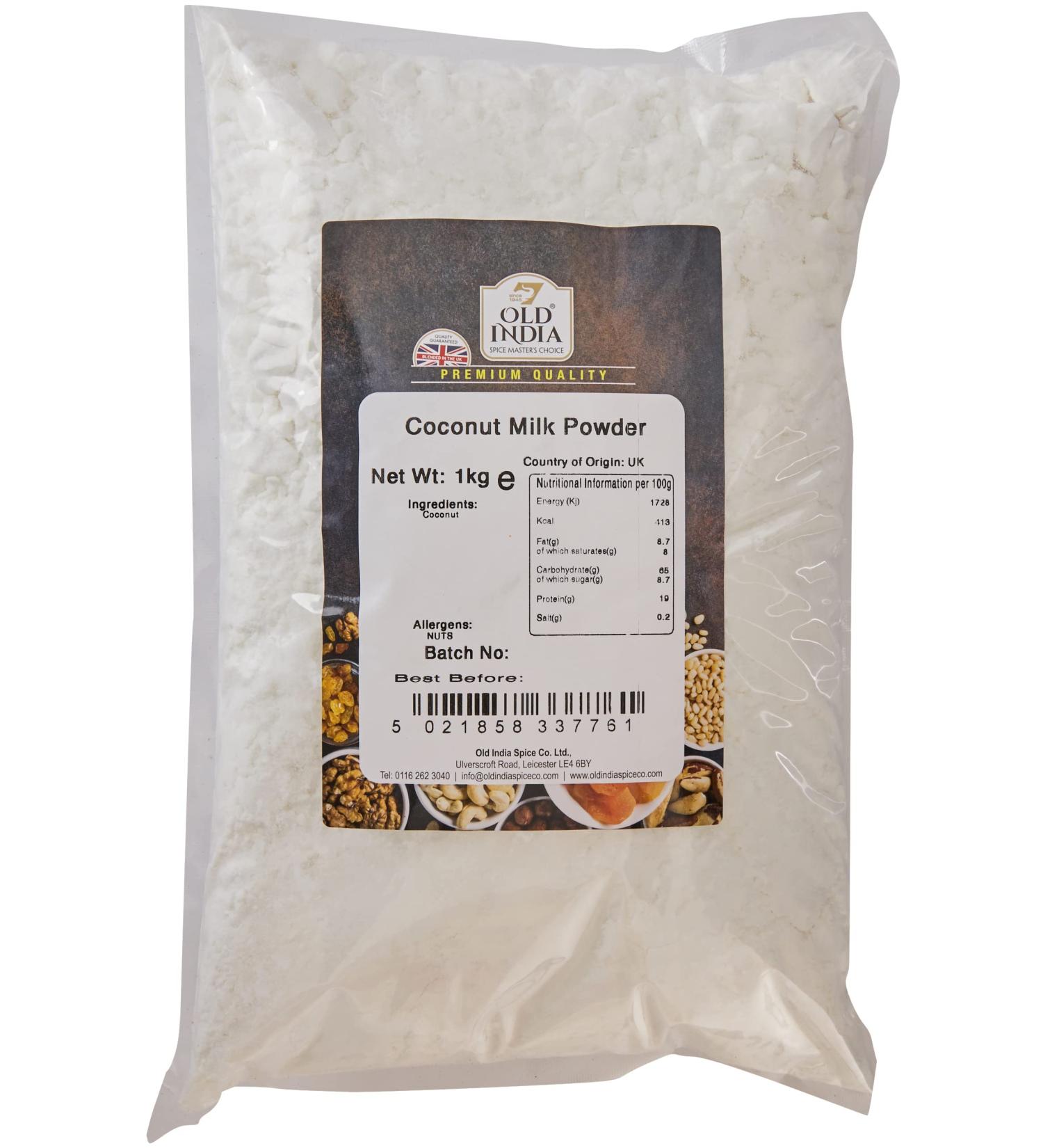 Old India Coconut Milk Powder 1 Kg - Pure Coconut Milk Powder, Pack of 1 - Buy Online on GoSupps.com