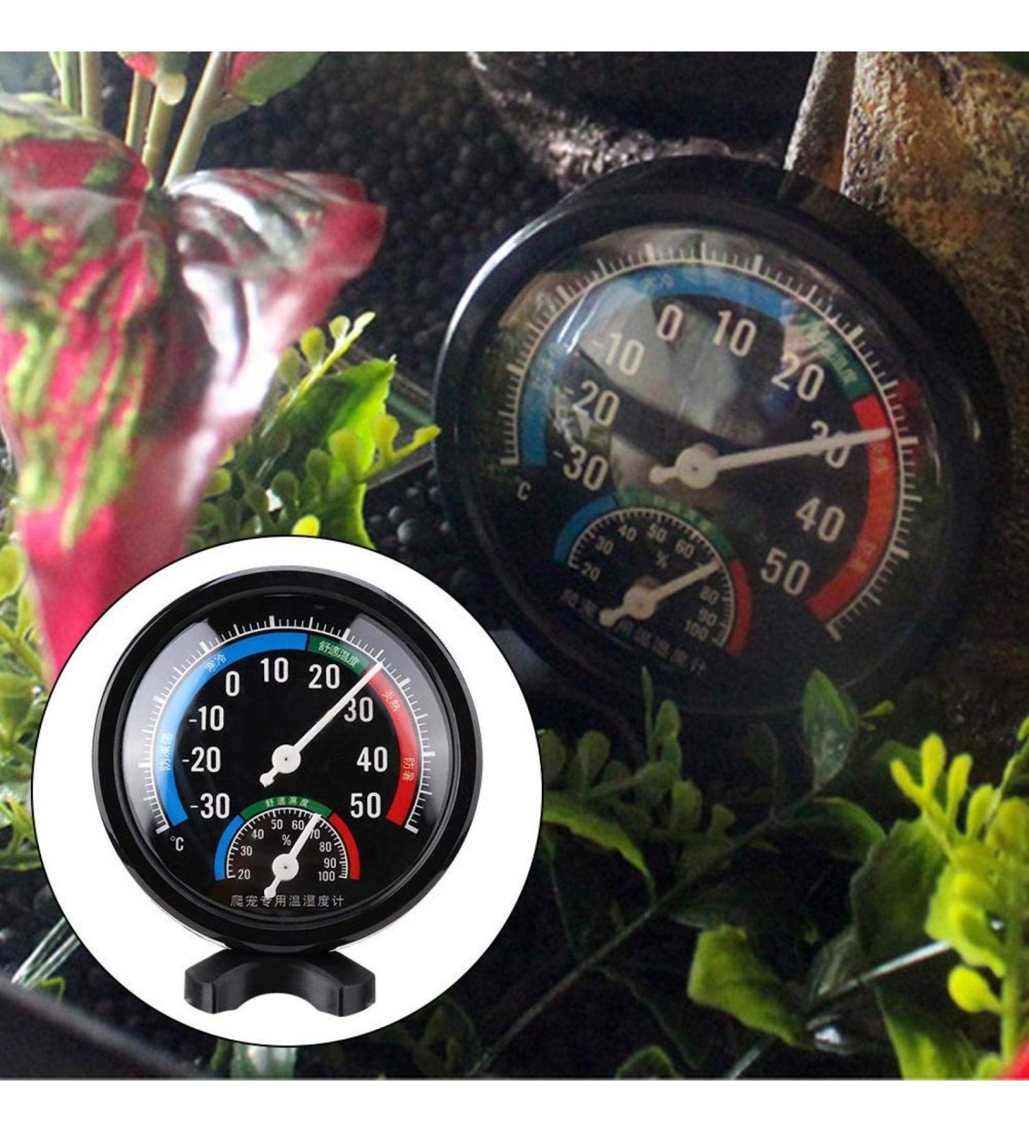 Reptile Thermometer & Hygrometer 2 in 1 - Accurate Reading for Turtles & Terrariums - Ideal for Incubators | International Shipping Available - Buy Online on GoSupps.com