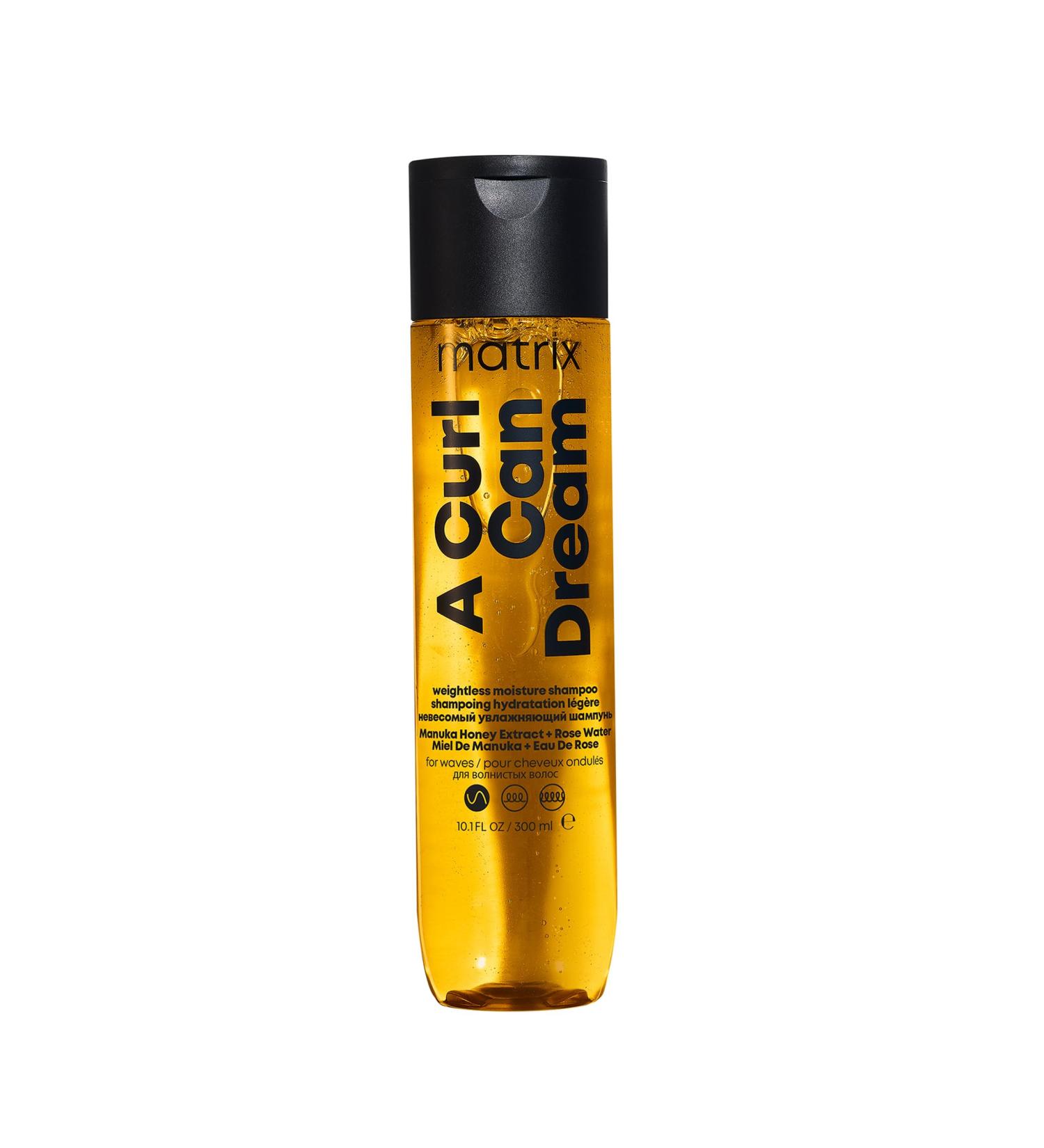 MATRIX Lightweight Moisturizing Shampoo for Wavy to Curly Hair Hydrates & Defines Waves A Curl Can Dream Wave 300 ml - Buy Online on GoSupps.com