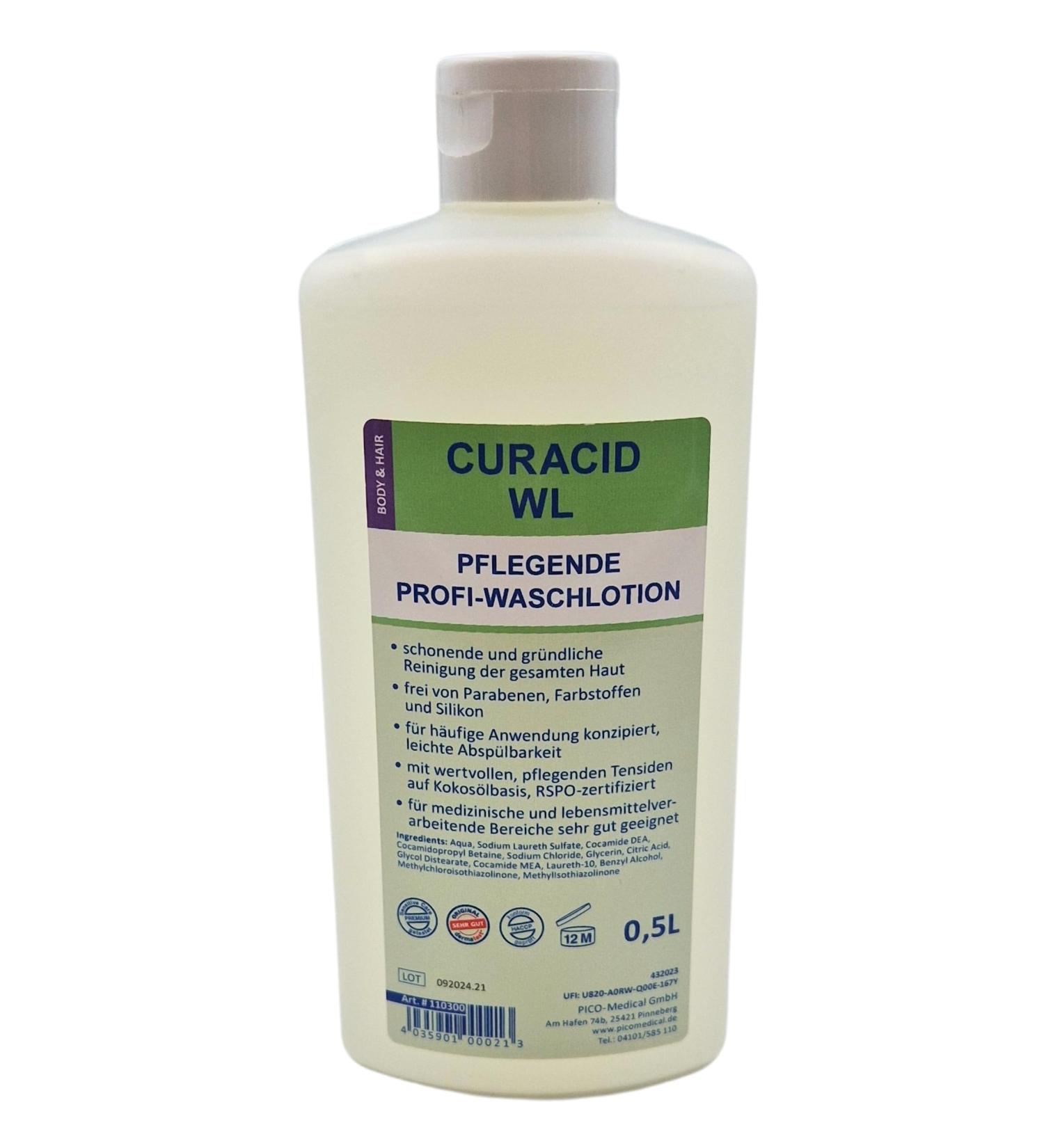  Curacid Washing lotion soap hand wash nourishing washing lotion - Buy Online on GoSupps.com