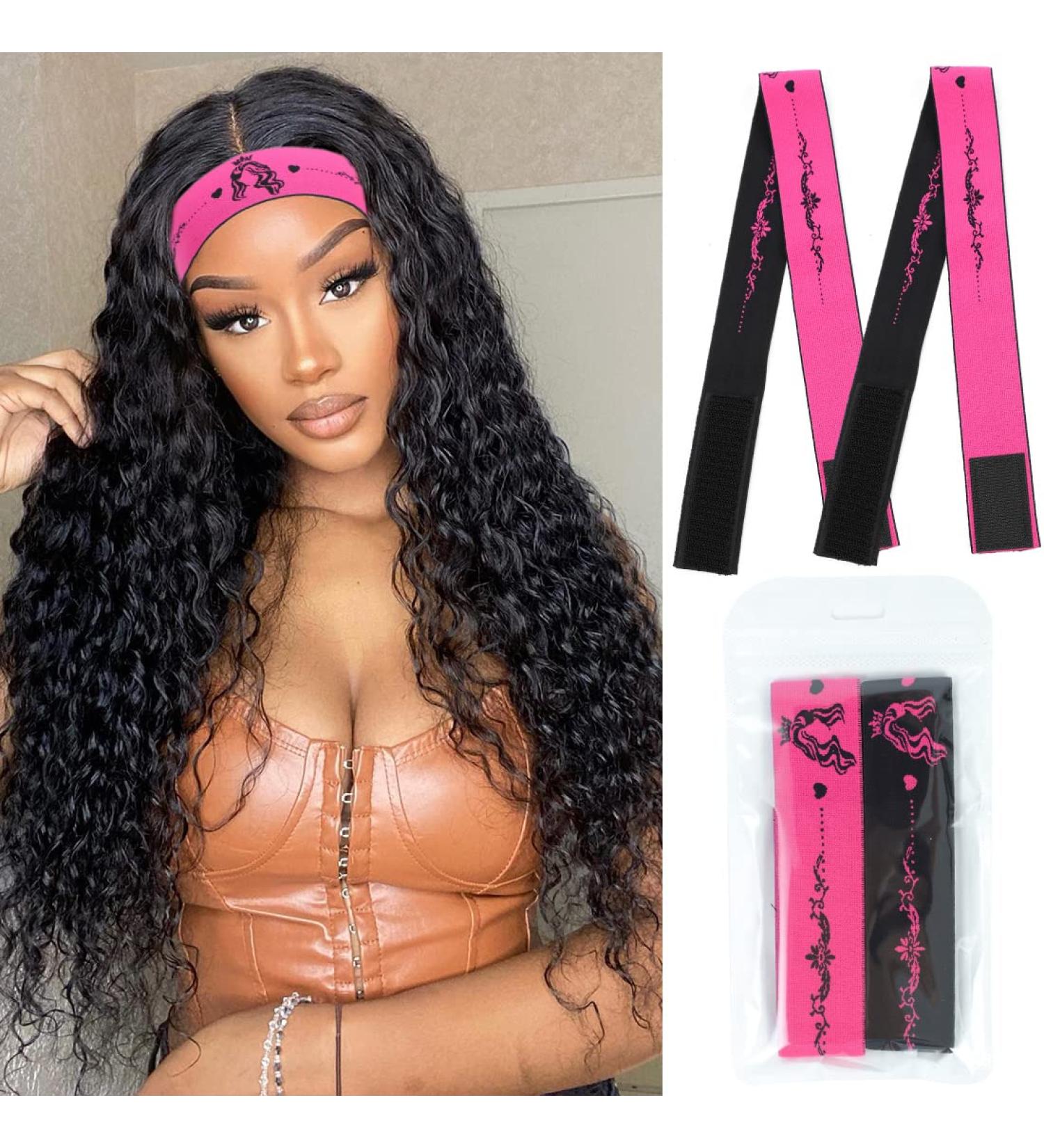 Elastic Bands for Wig Edges - Adjustable Lace Melting Band for Non-Slip, Comfortable, Durable Edges - 2 PCS - Buy Online on GoSupps.com