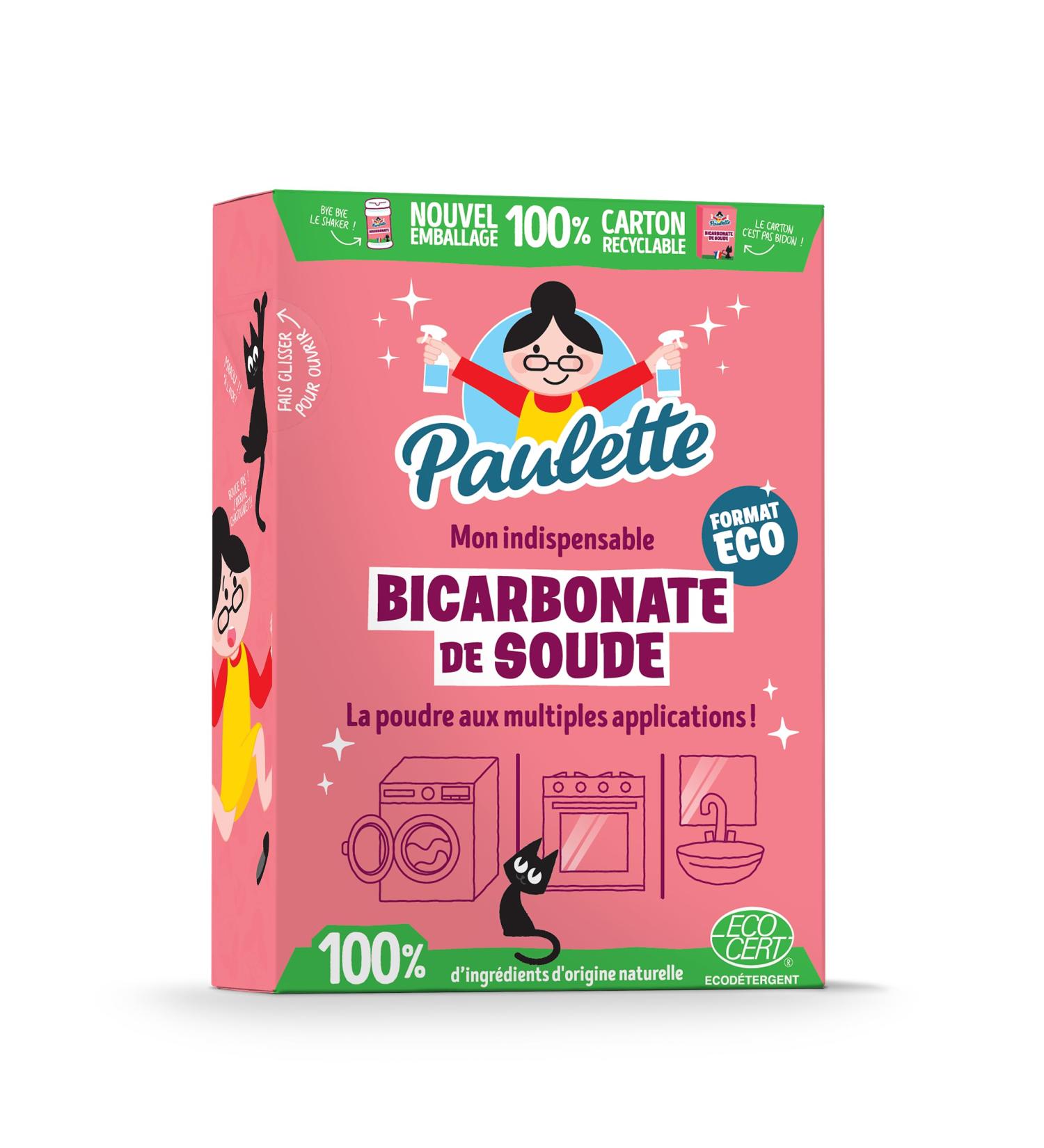 Paulette - Baking Soda - Gently cleanses revives colors neutralizes bad odors - Authentic and Natural Ecocert - 1 kg - Buy Online on GoSupps.com