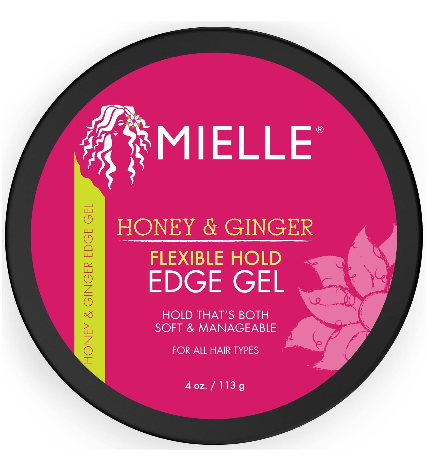 Mielle Organics Honey & Ginger Edge Gel - 4oz | Flexible Hold - Buy Online on GoSupps.com