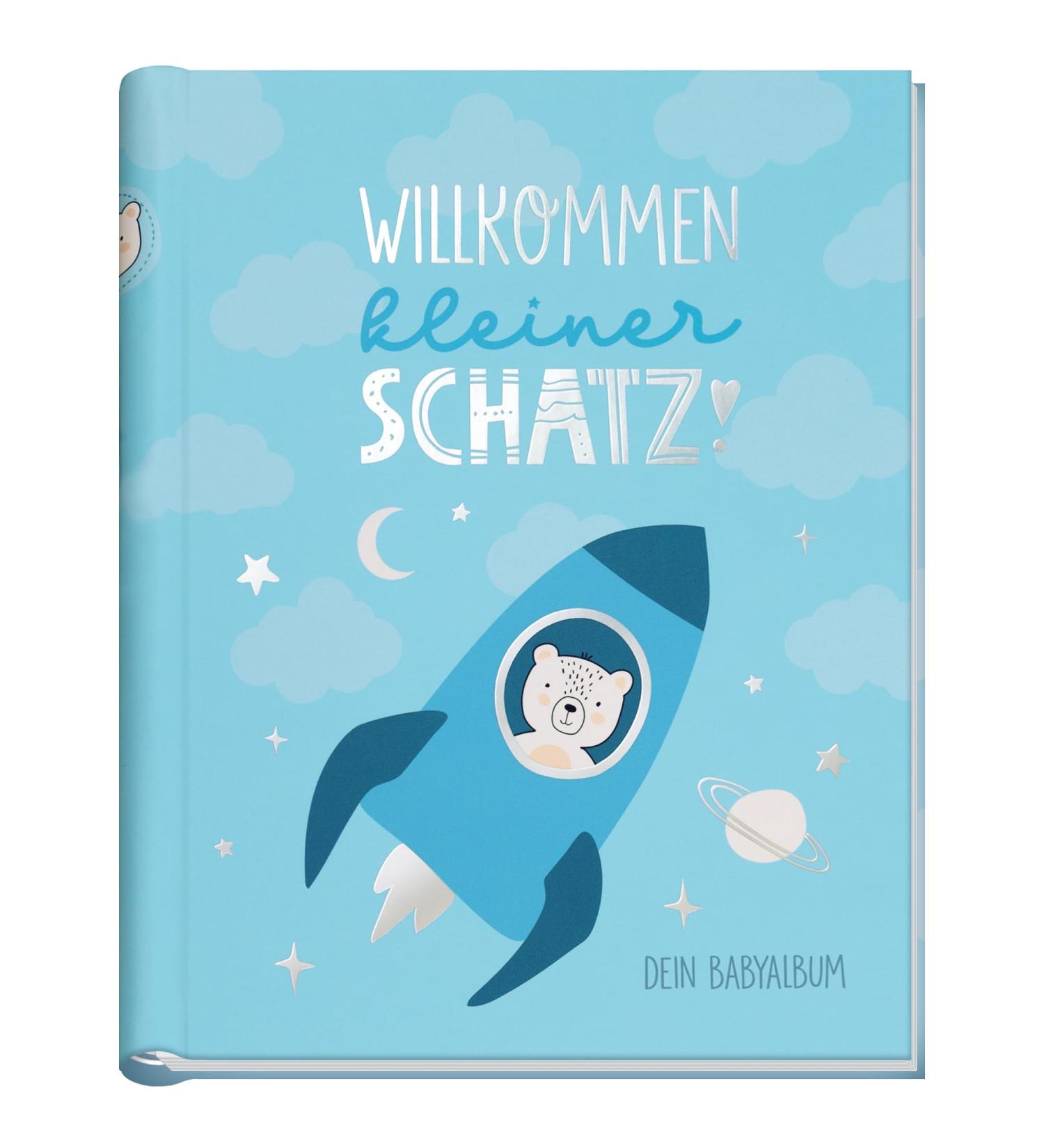 Baby Album Little Rocket - Sustainable Baby Diary for Pregnancy & First Year | Memory Album for Birth | Welcome Little Treasure! - Buy Online on GoSupps.com