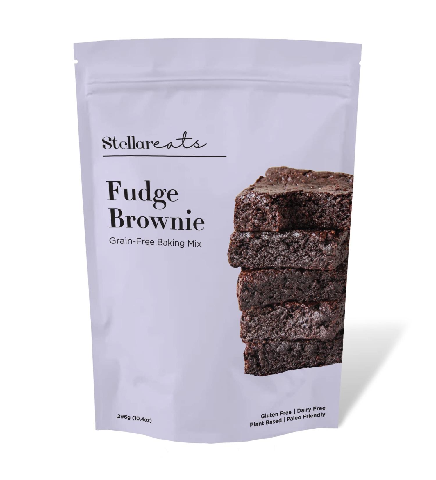 Stellar Eats Fudge Brownie Baking Mix  10.4 oz  1 Pack - Grain Free  Gluten Free  Dairy Free  Plant Based  Paleo Friendly - Buy Online on GoSupps.com