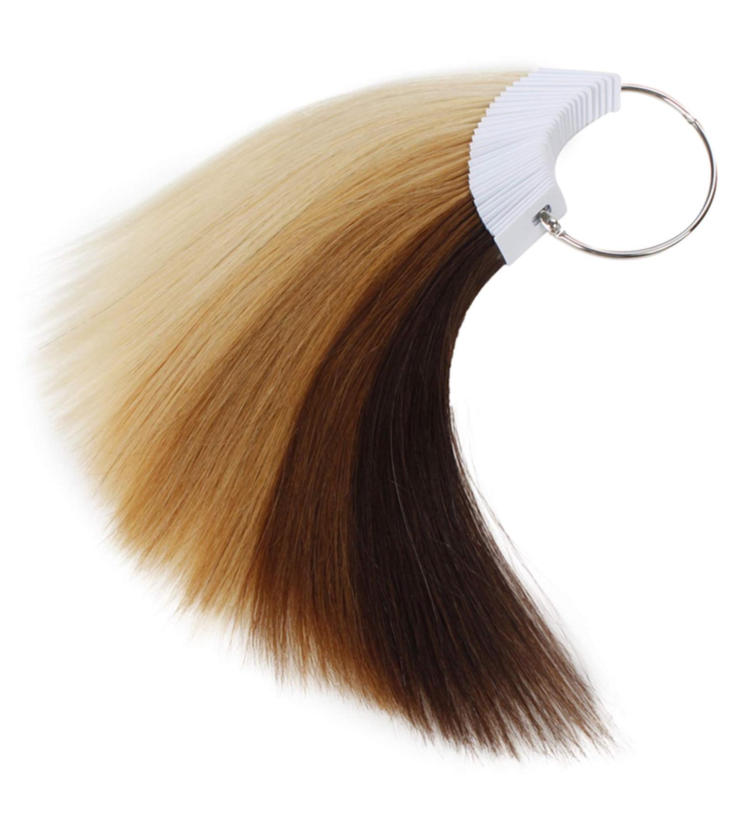 RINBOOOL 8 Inch Hair Swatch Testing Kit 6 Levels - 100% Natural Remy Human Hair | Salon Sample Pack - 30 Pieces per Pack - Buy Online on GoSupps.com