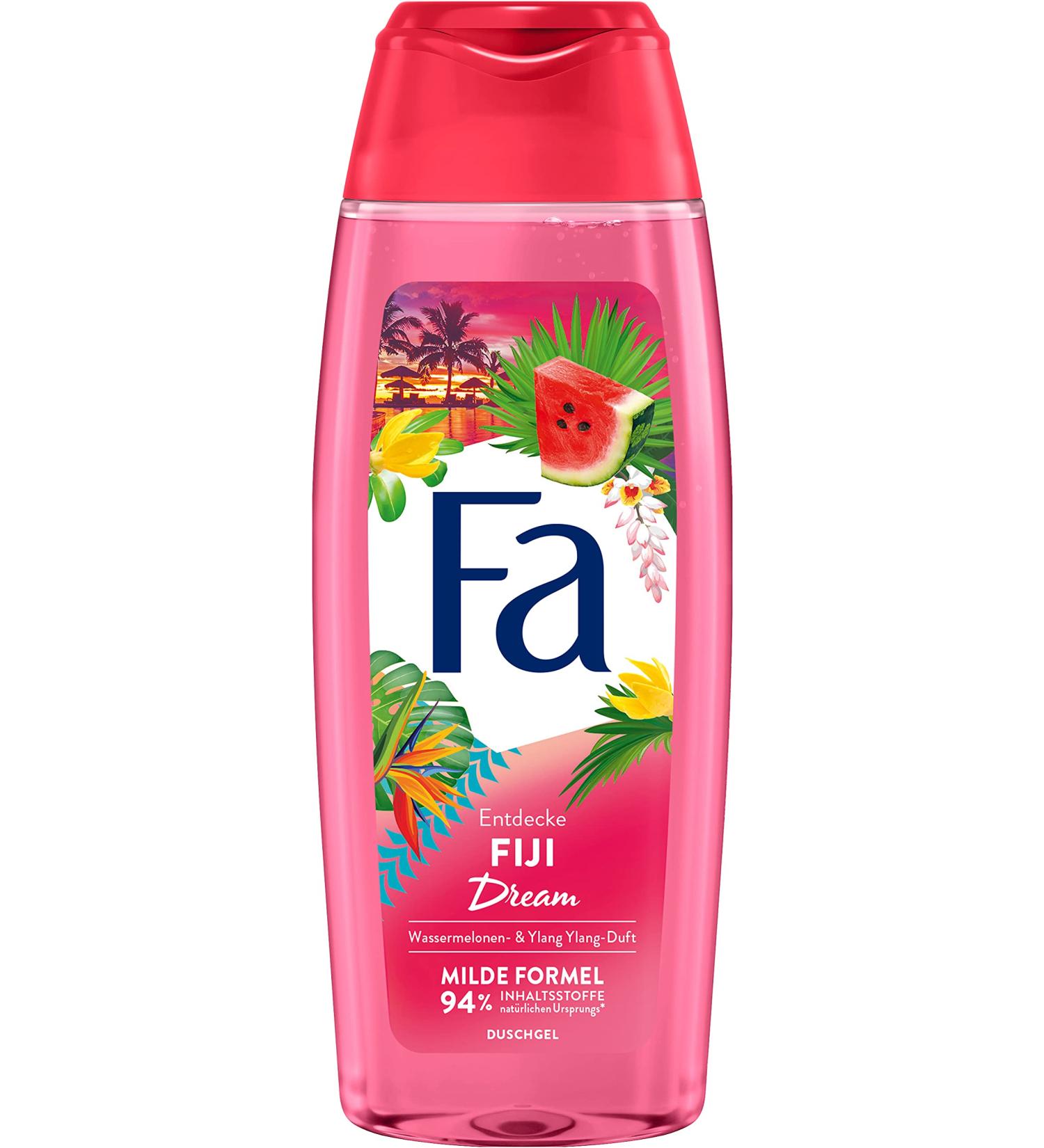 Schwarzkopf Henkel Fa Shower gel Fiji Dream with the invigorating fresh scent of watermelon & ylang ylang 250 ml - Buy Online on GoSupps.com