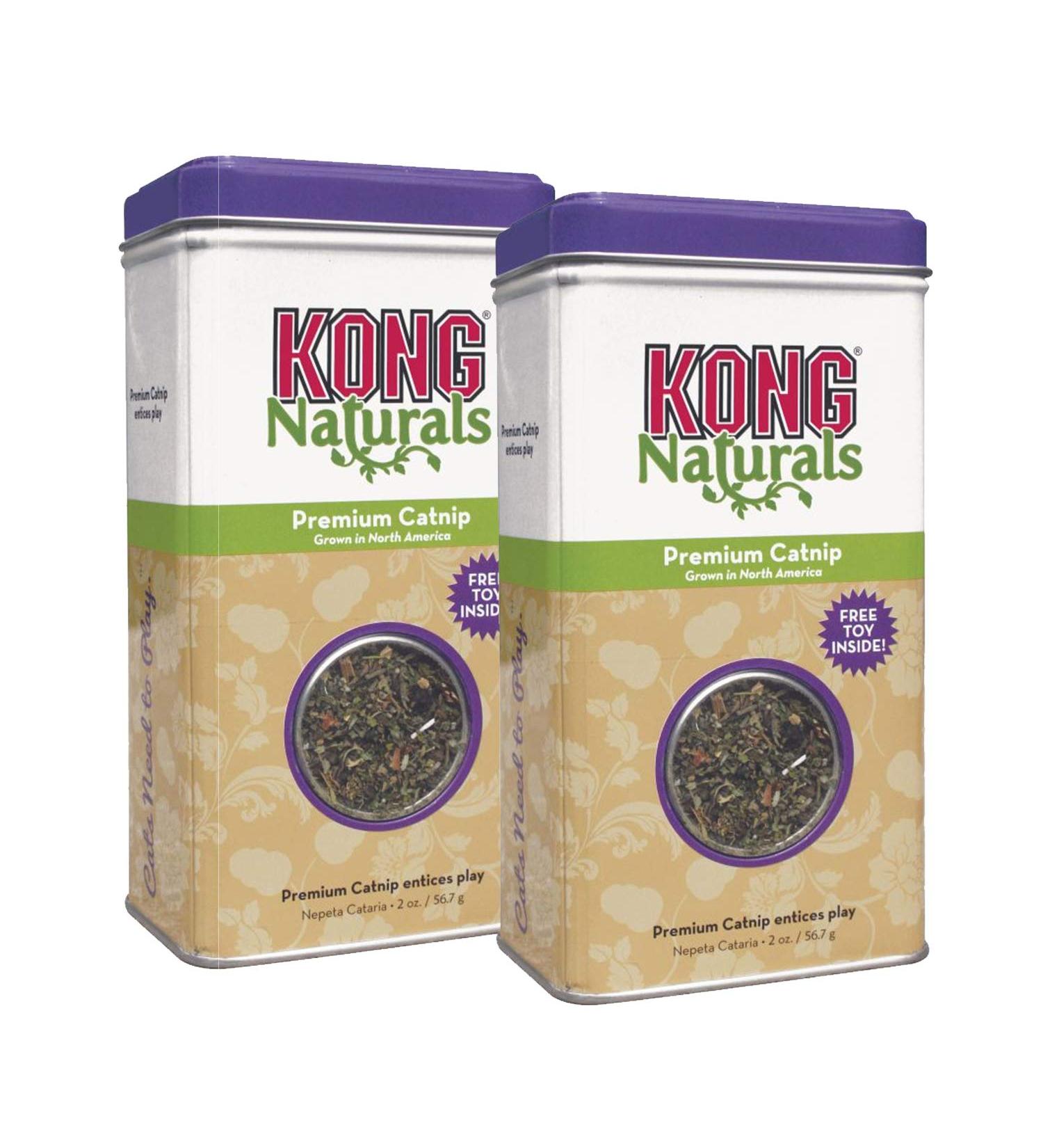 KONG - Naturals Premium Catnip - Premium North American Grown - 2 Ounce (2 Pack)