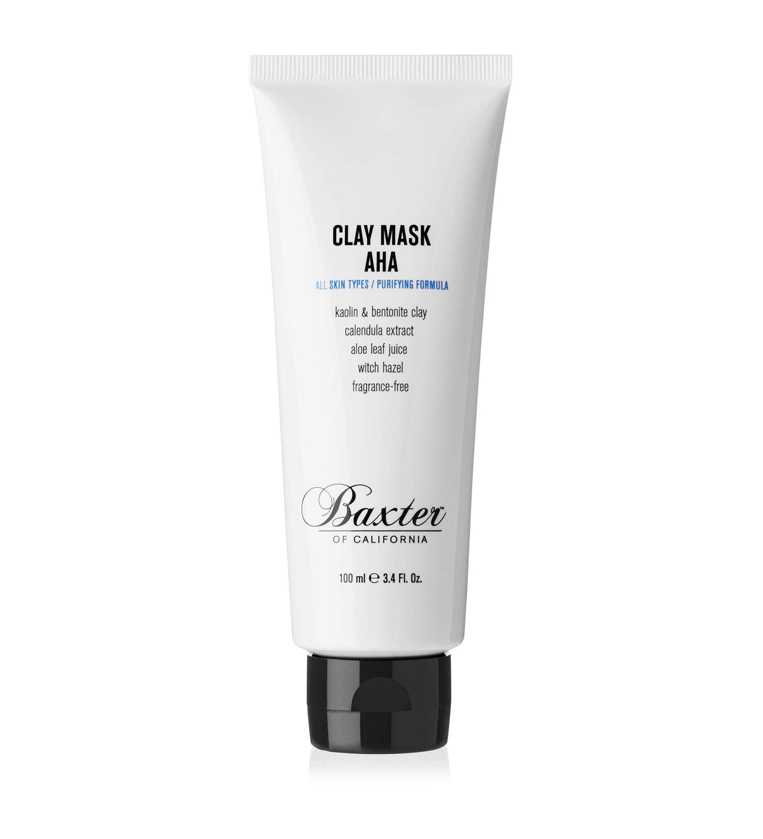 Baxter of California Purify Clay Mask AHA for Men | Purifying Facial Treatment - Buy Online on GoSupps.com