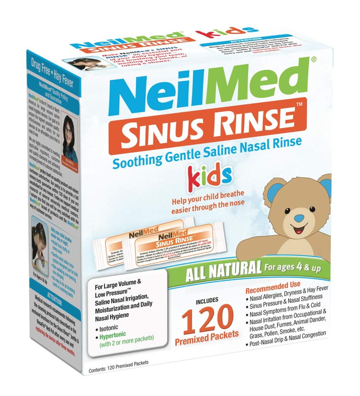 NeilMed SinusRinse 120 Paediatric Mixture Sachets - Buy Online on GoSupps.com