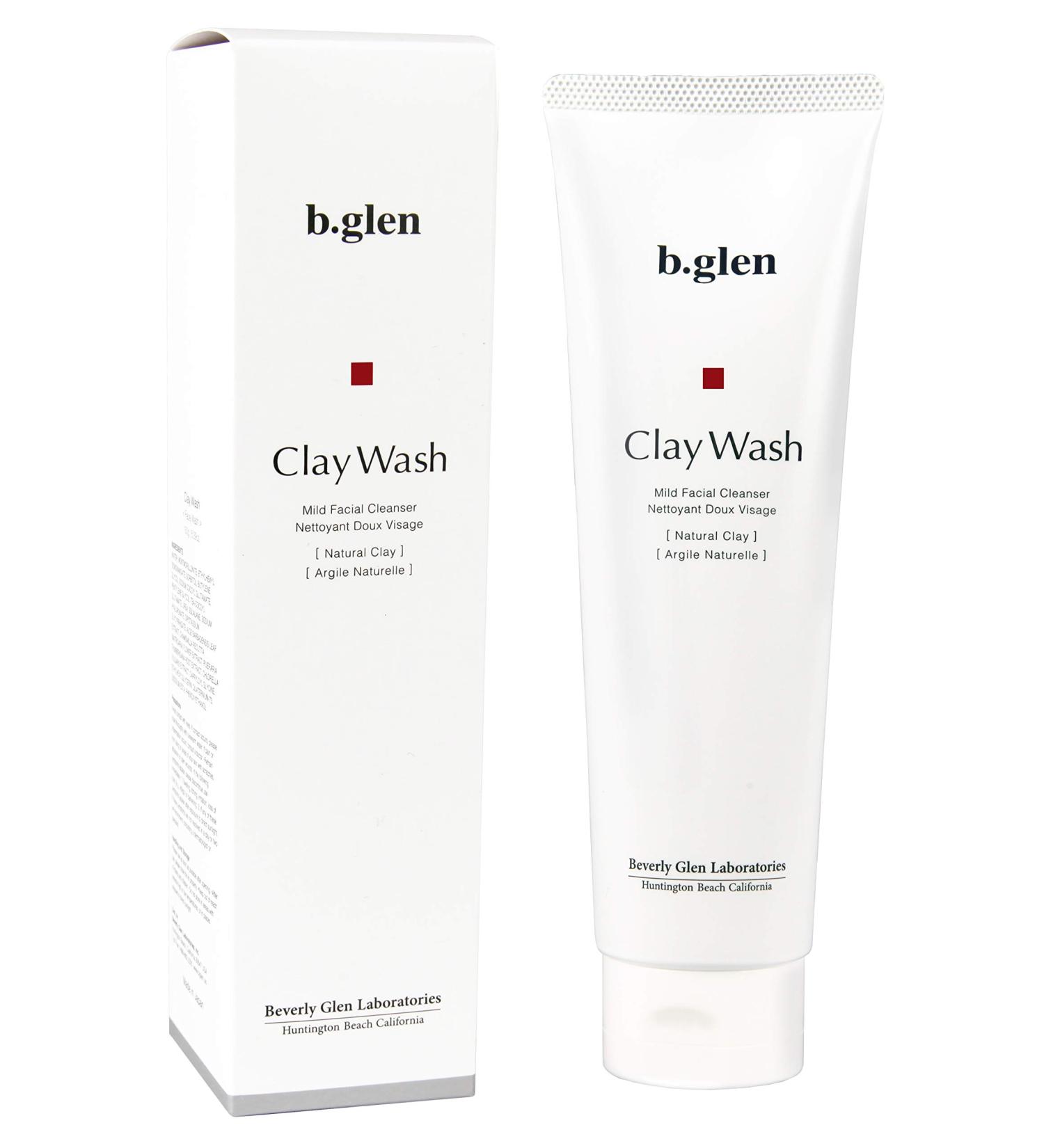 b.glen Clay Wash - Non-Foaming Face Wash for Men & Women from Japan with Hyaluronic Acid Bentonite Clay Helps for Dry Skin Acne Blackhead Clogged Pores - Buy Online on GoSupps.com