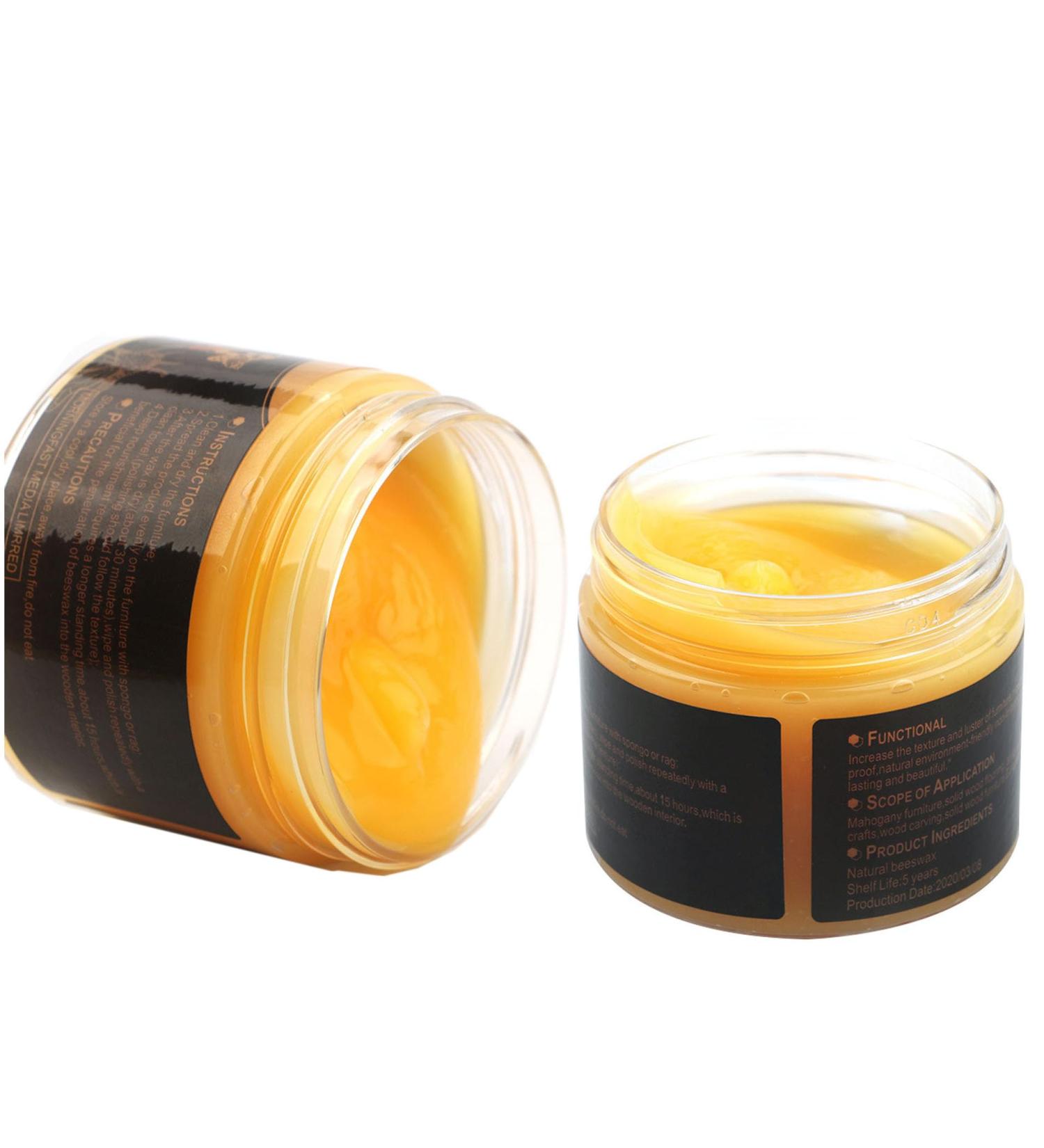 Natural Beeswax for Wood Seasoning - Multi-Purpose Furniture Care | 2 Boxes - Buy Online on GoSupps.com