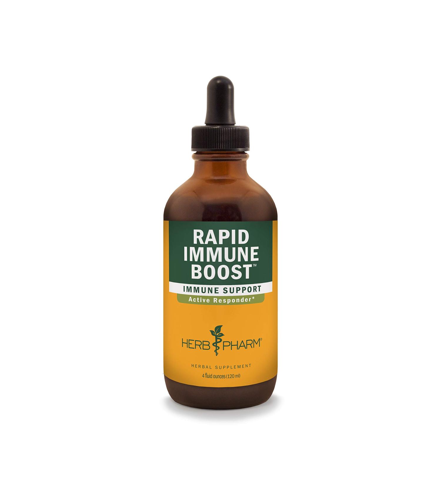 Herb Pharm Rapid Immune Boost Liquid Herbal Formula - Echinacea and Goldenseal - 4oz (Pack of 1) - Buy Online on GoSupps.com