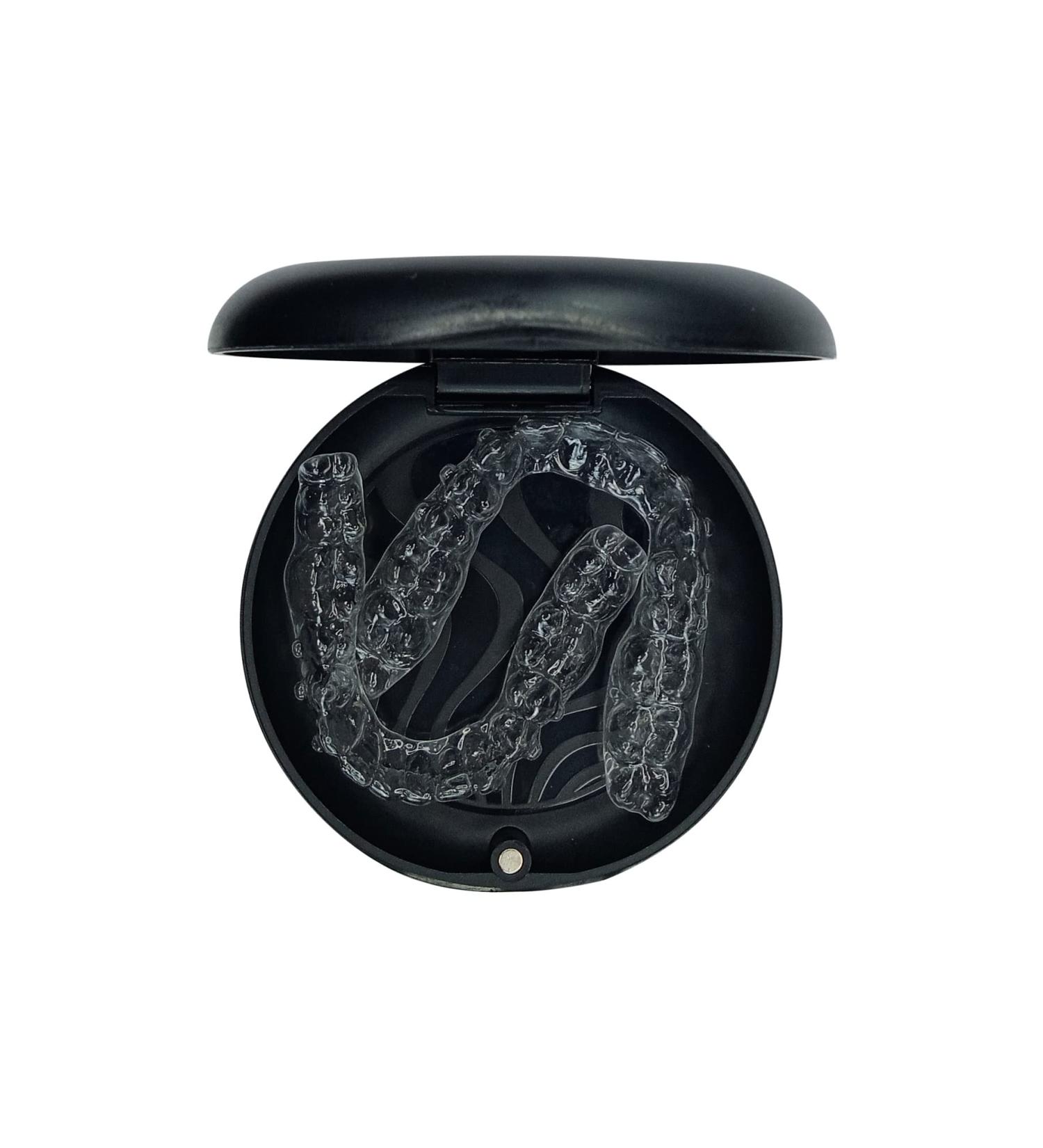 Dent Art Slim Aligner Case Dental Orthodontic Retainer Braces Storage Organizer Box (Multi Colours) (Pack of 1 Black) Pack of 1 Black - Buy Online on GoSupps.com