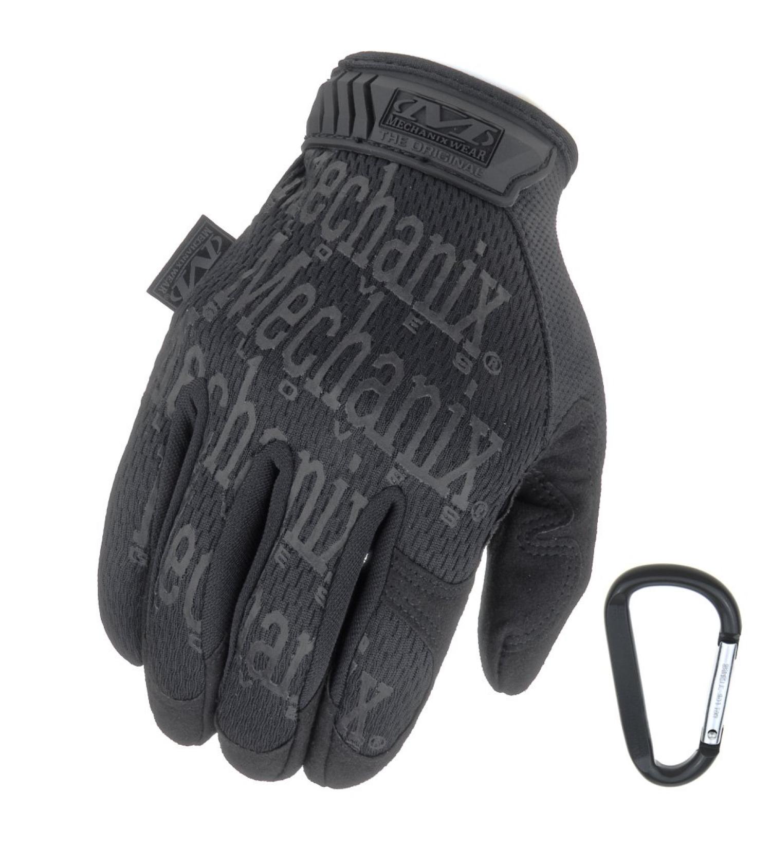 Mechanix Wear Original Deployment Gloves - Breathable & Abrasion-Resistant | Gear Carabiner | Black Coyote Multicam | Sizes S M L XL - International Shipping Available - Buy Online on GoSupps.com