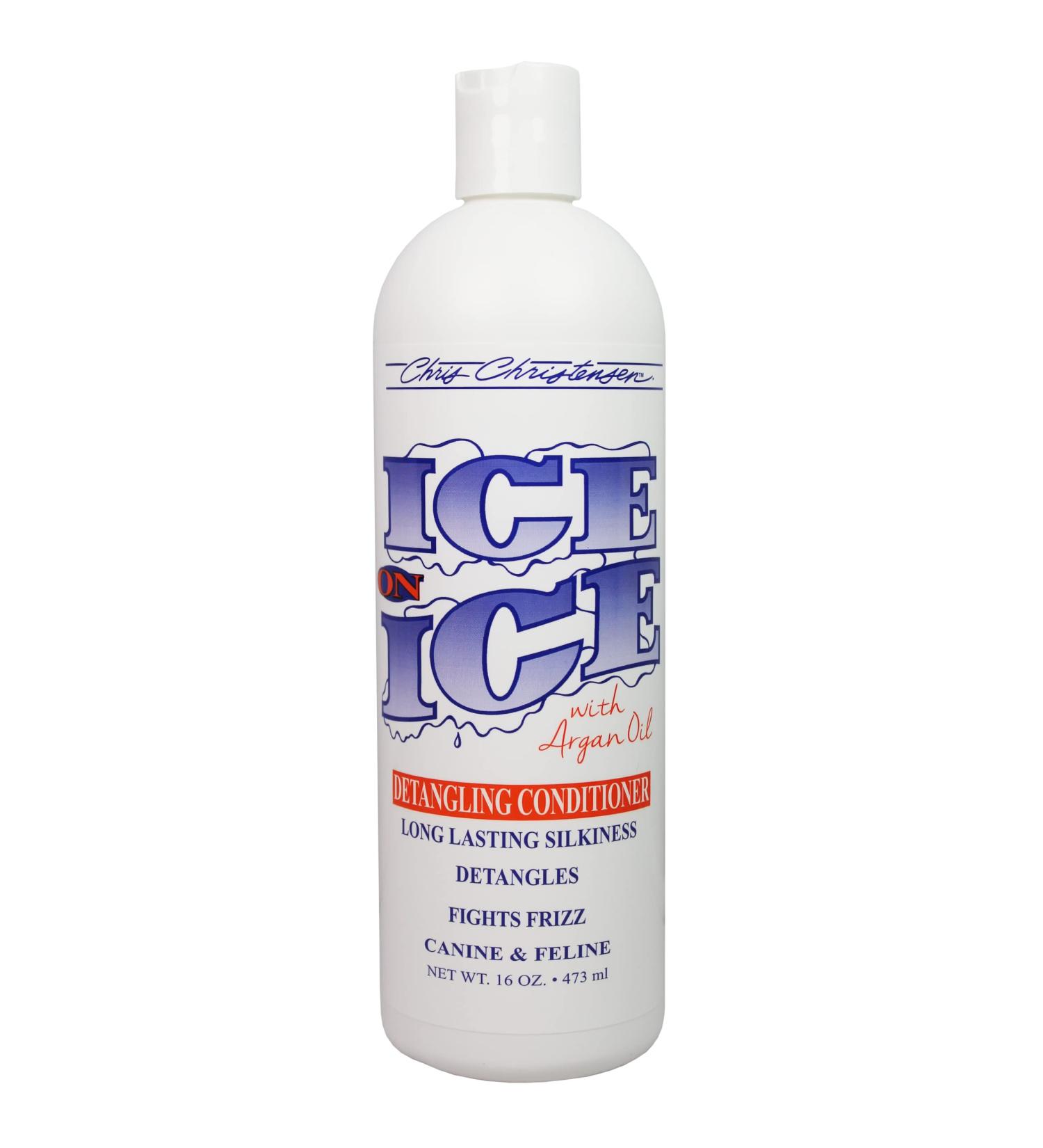 Chris Christensen Ice On Ice Conditioner - Detangling & Shine for Hair | Professional Hair Care 473ml | International Shipping Available - Buy Online on GoSupps.com