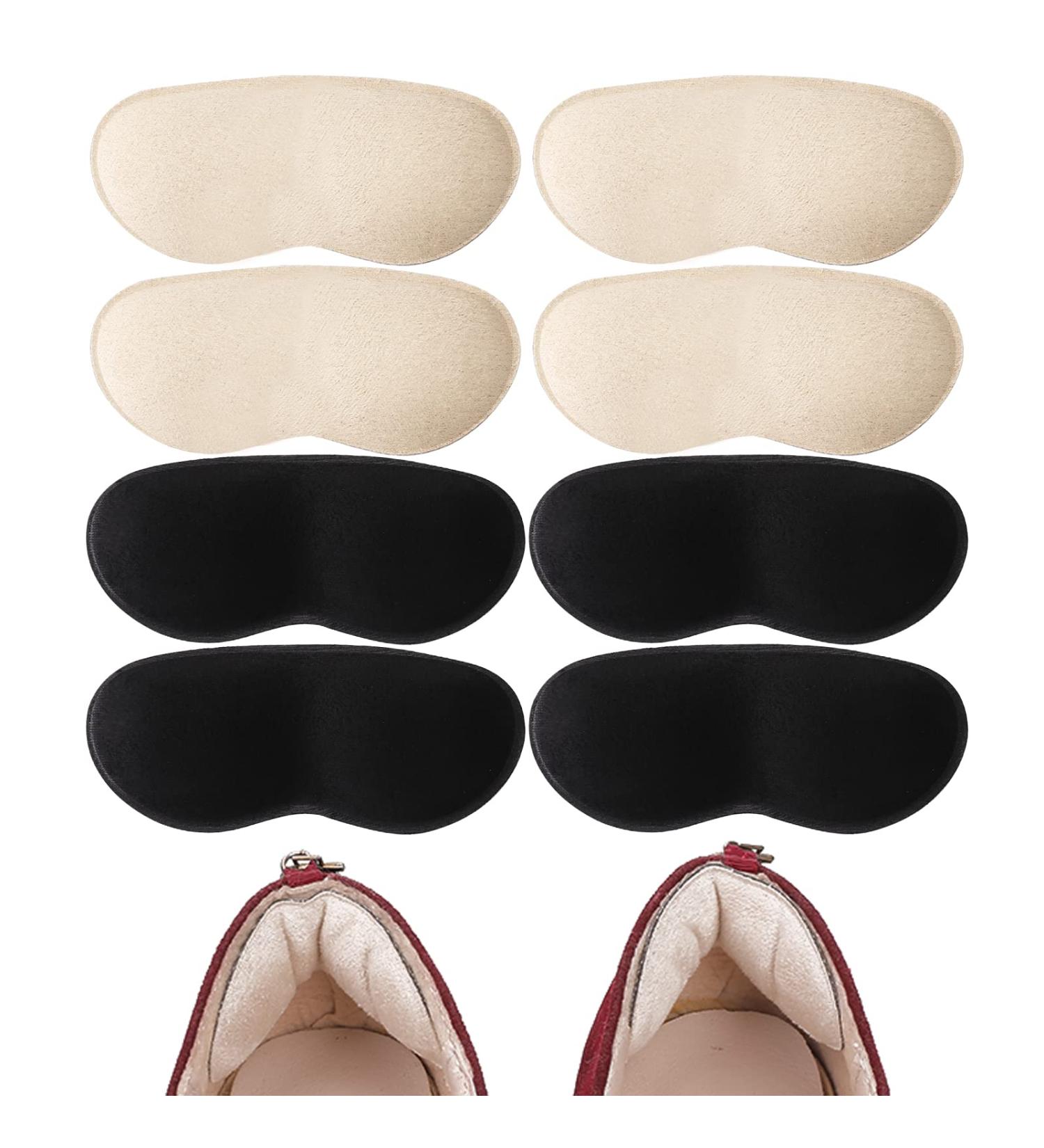 Sibba Heel Grips: 4 Pairs Cushion Pads for Loose Shoes - Anti-Blister Inserts for Women & Men - Buy Online on GoSupps.com