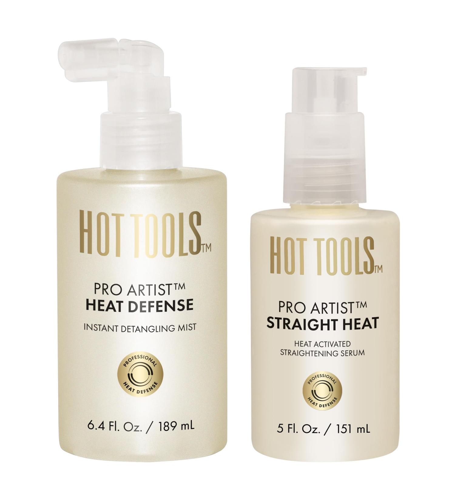 HOT TOOLS Pro Artist Heat Defense Detangling Mist & Straightening Serum - Protect & Straighten Hair | International Shipping - Buy Online on GoSupps.com
