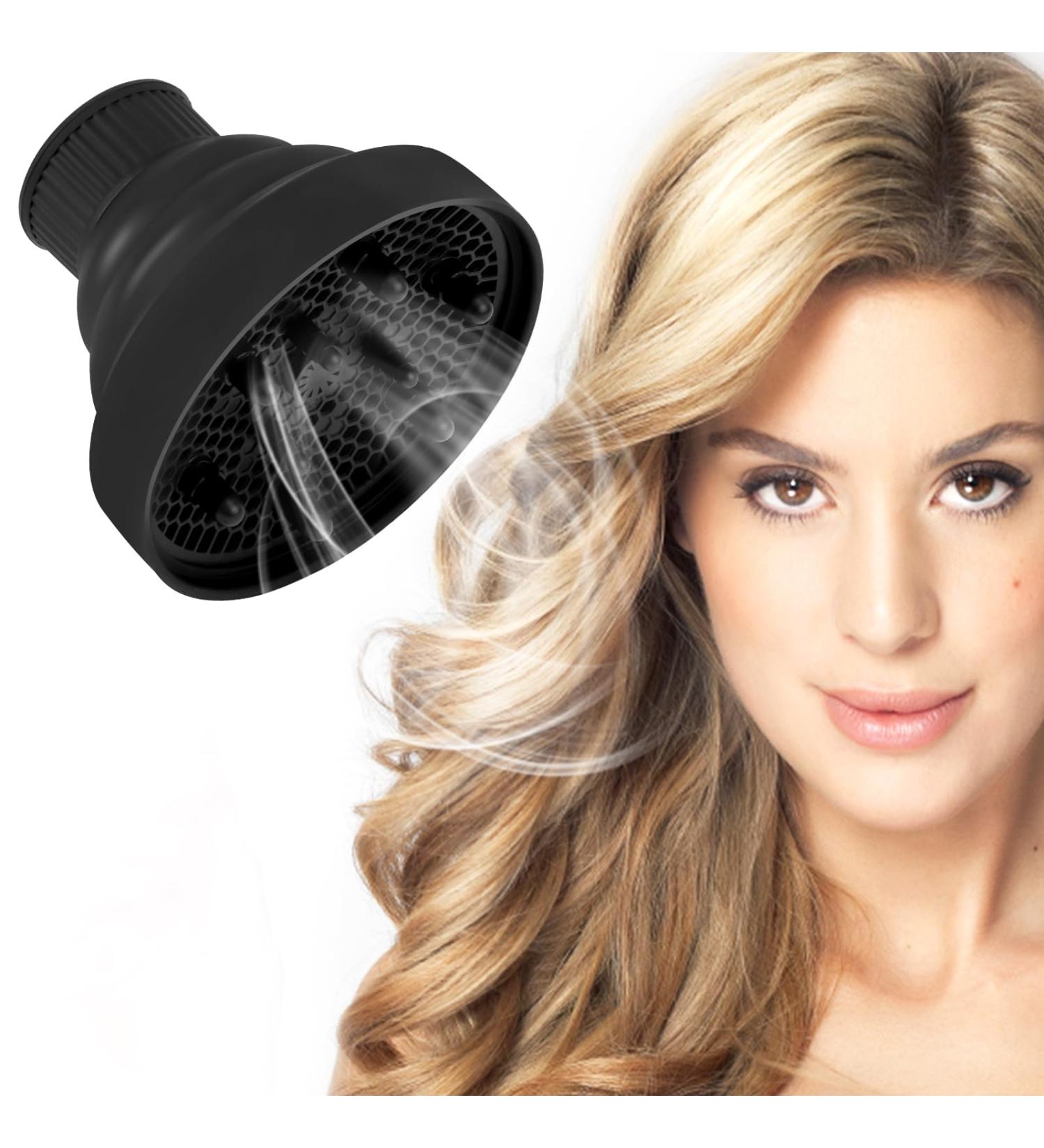 Talifoca Diffuser Hair Dryer | Universal Foldable Attachment for Perfect Curls & Waves | Silicone Diffuser for All Hair Types - Buy Online on GoSupps.com