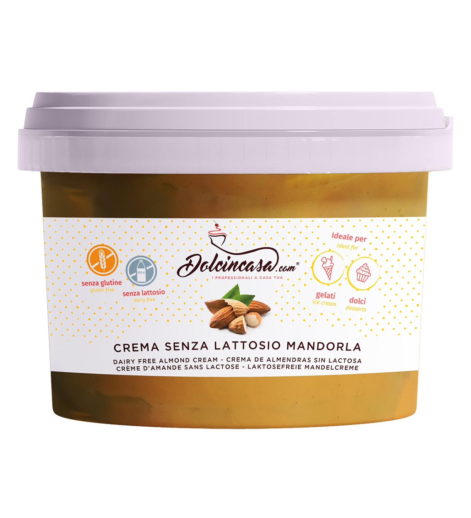 Almond Cream Ready-to-use spreadable protein with almond flavor Soft and versatile spread Family or professional environment Lactose and Gluten Free Pack of 500g - Buy Online on GoSupps.com