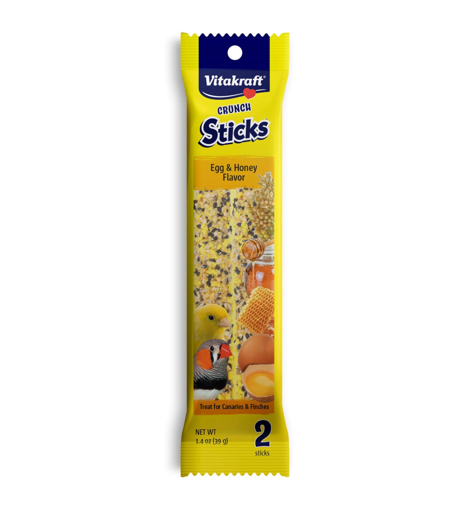 Vitakraft Canary Egg Sticks 1.4 oz - Nutritious Treat for Canaries - Buy Online on GoSupps.com