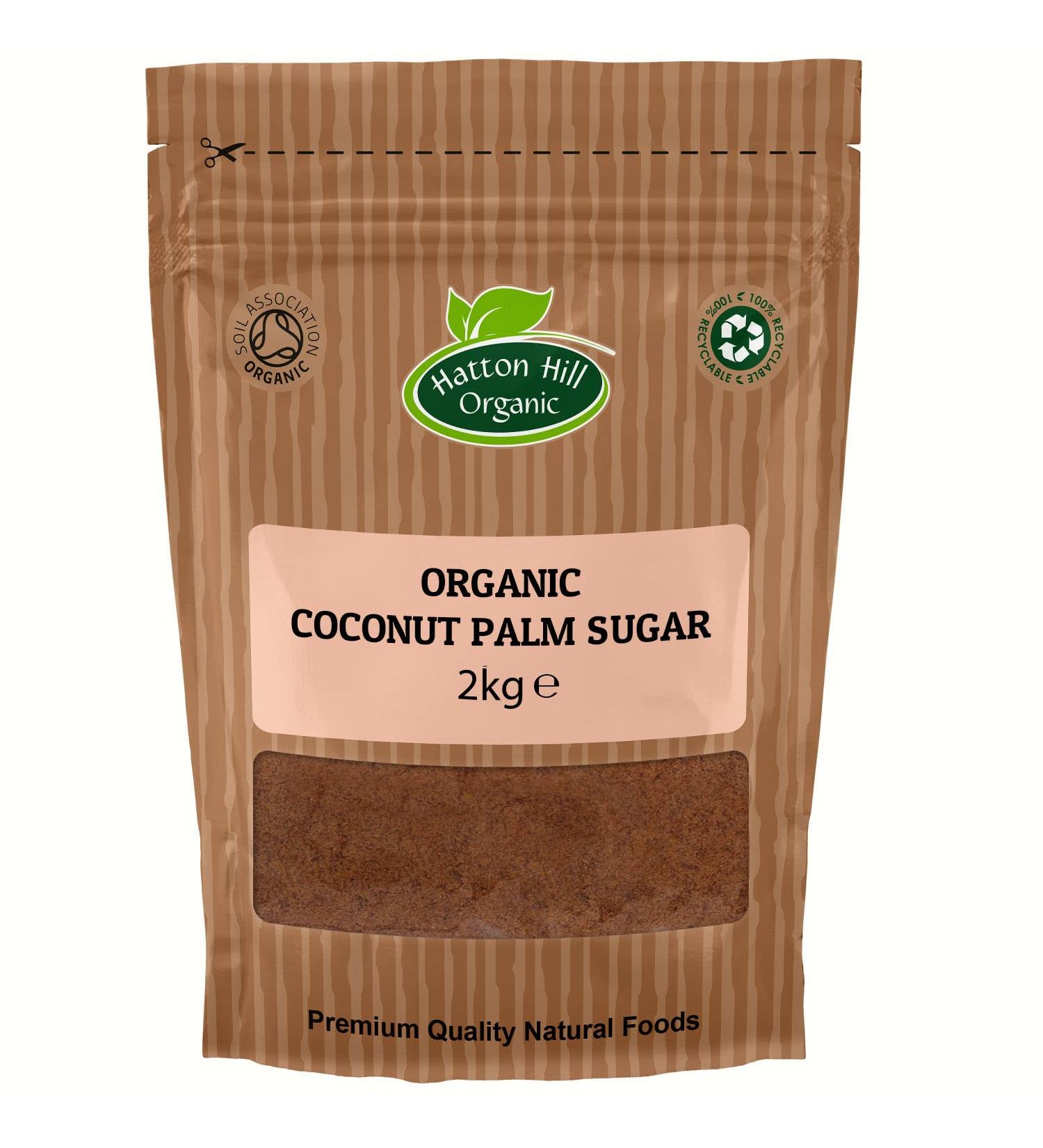 Organic Coconut Palm Sugar 2kg by Hatton Hill Organic - Free UK Delivery - Buy Online on GoSupps.com