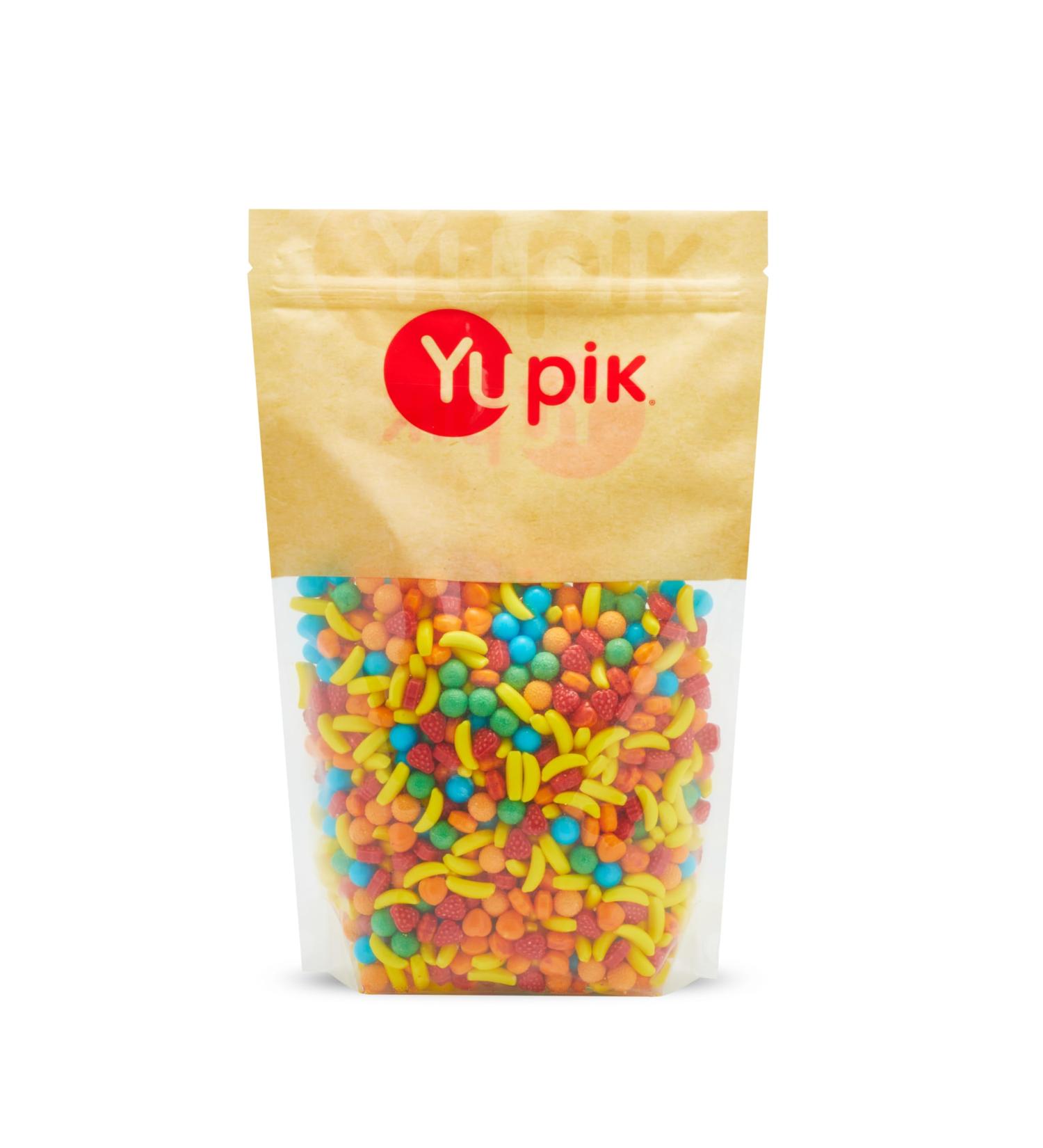 Yupik Mini Fruit Shaped Pressed Candies 1 kg Kosher Nitwitz Candy Multicolored Fruity Flavors Candy Machine Refills Fun & Nostalgic Delicious Snacks Ideal for Gifting Halloween & Holidays 1 kg (Pack of 1) - Buy Online on GoSupps.com