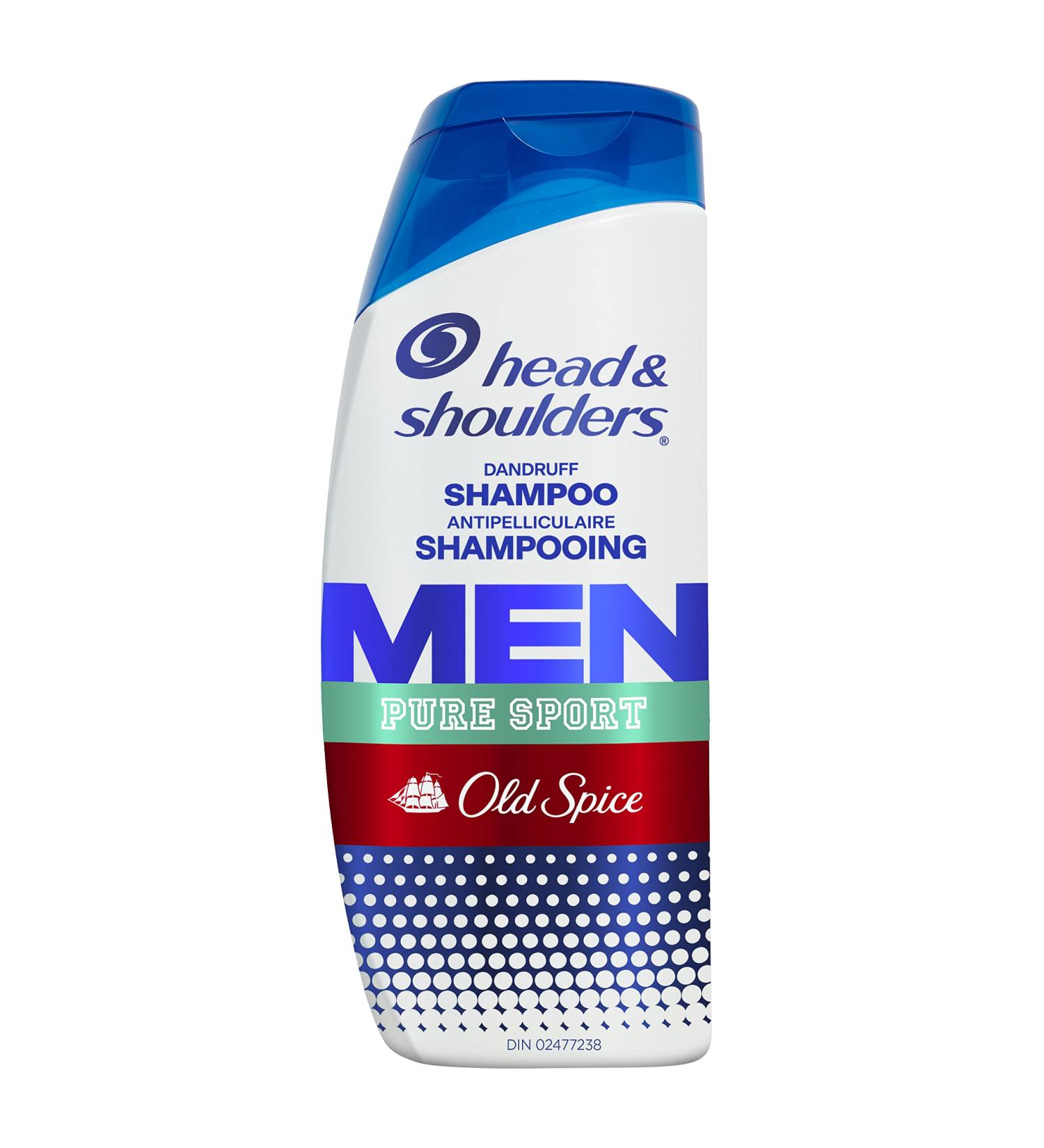 Head & Shoulders Old Spice Pure Sport Shampoo 613ML White Blue Red 1 - Buy Online on GoSupps.com