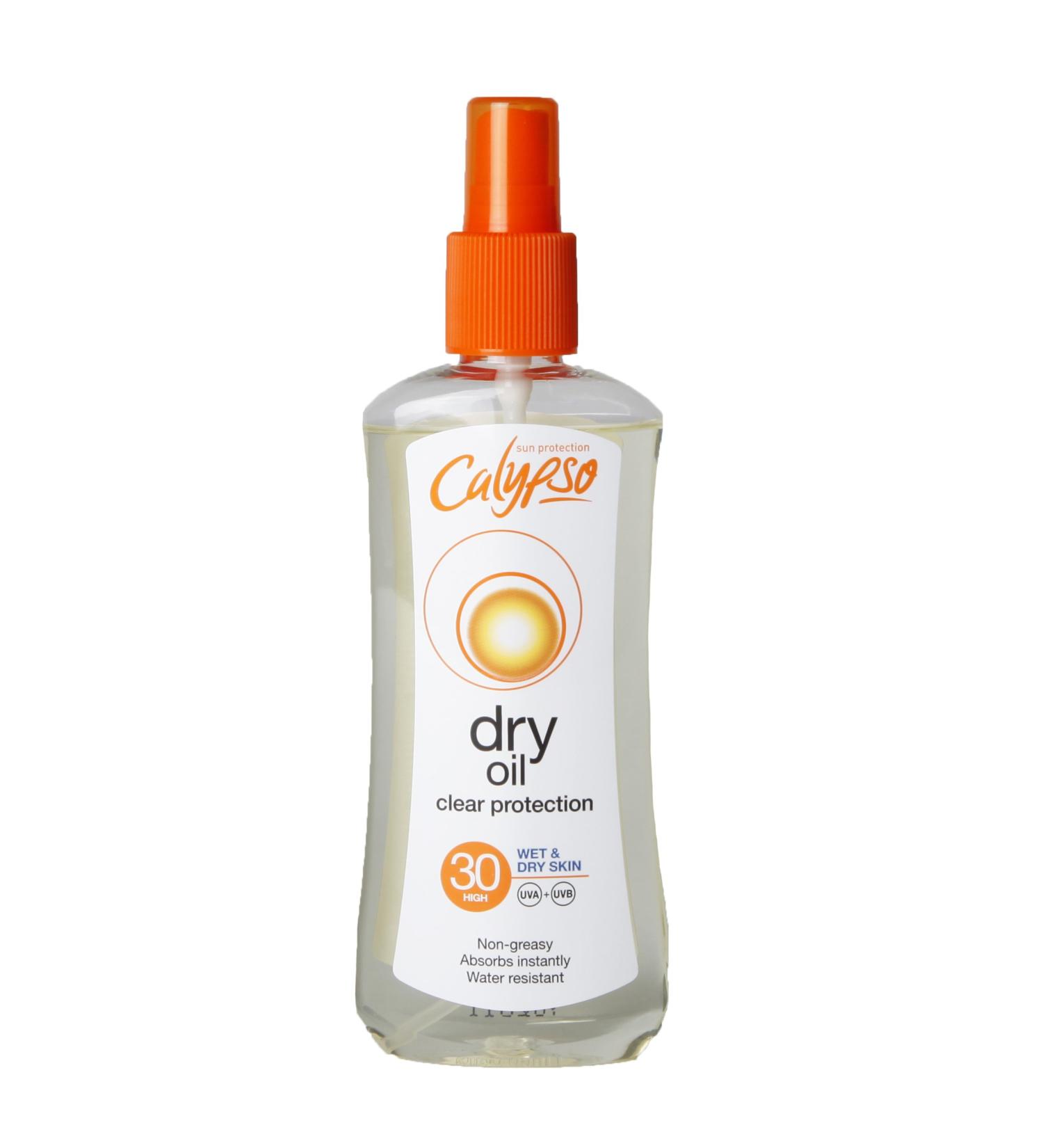 Calypso Wet Skin Dry Oil Spray with SPF30  200 ml