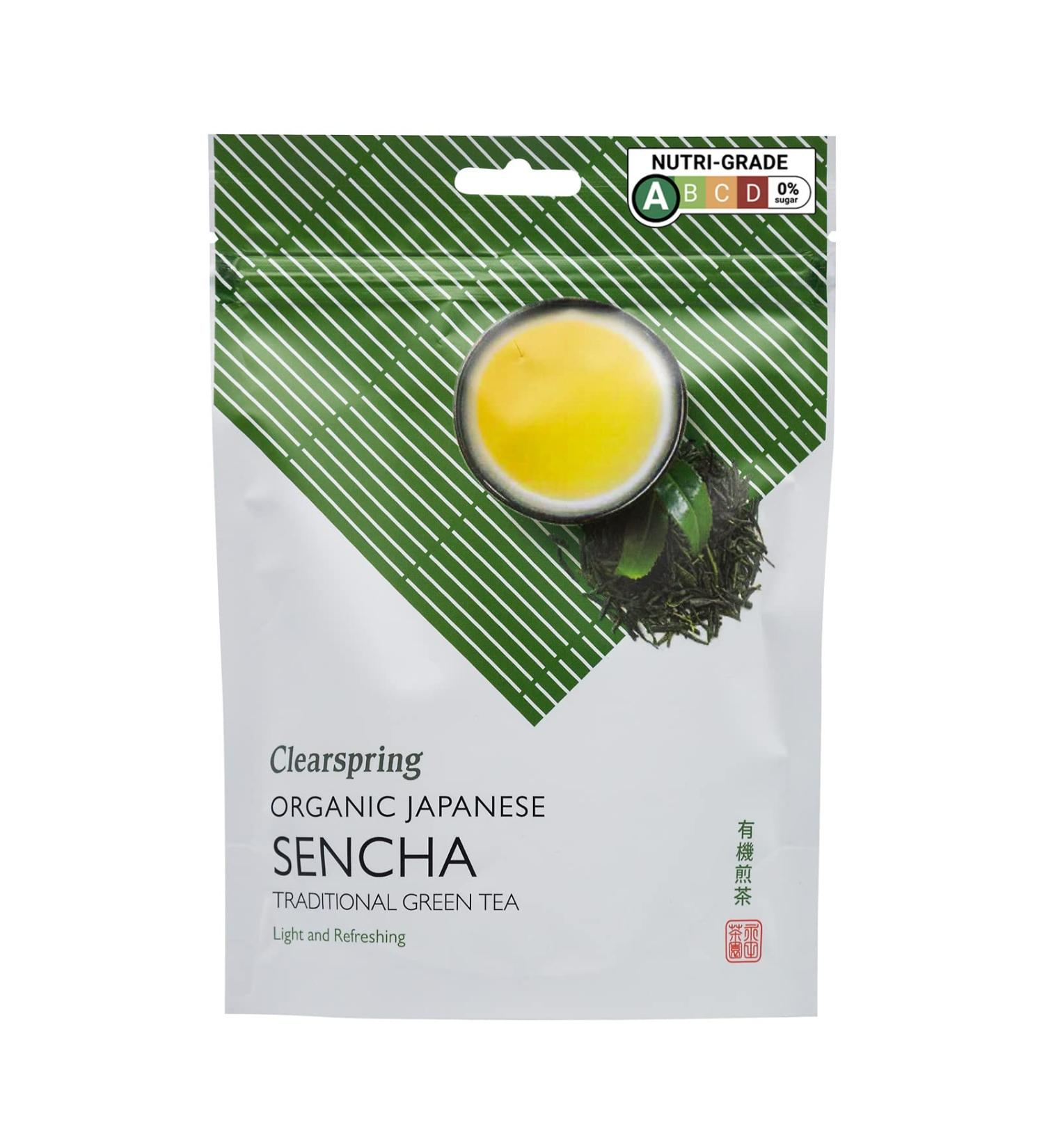 Clearspring Organic Japanese Loose Leaf Tea (Sencha) - Buy Online on GoSupps.com