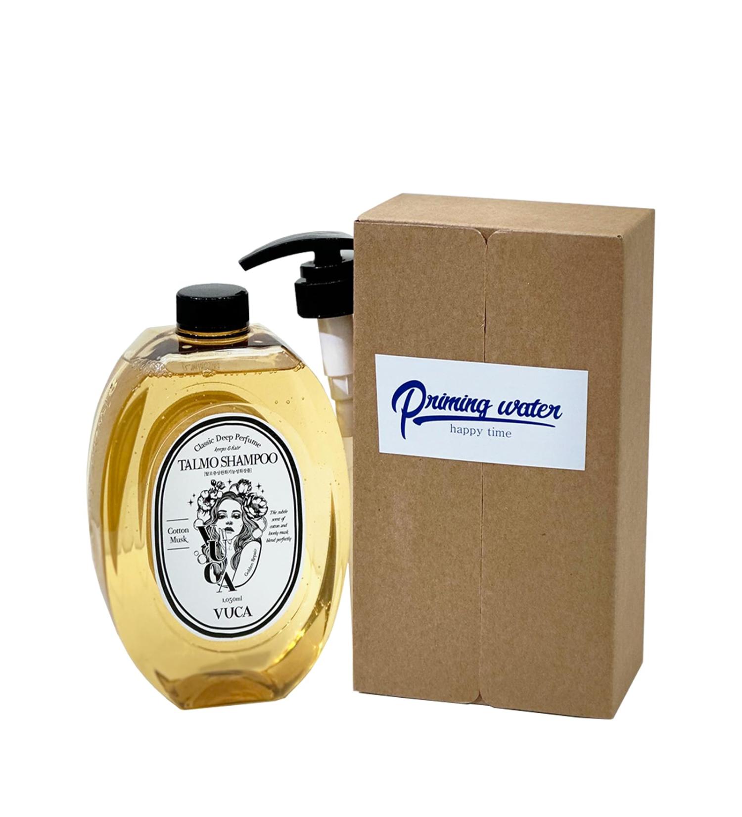 Vuca Classic Deep Perfume Shampoo 1050ml - Golden Repair Hair Loss & Cotton Floral Musk Scent - Large Capacity for Luxurious Hair Care - Buy Online on GoSupps.com