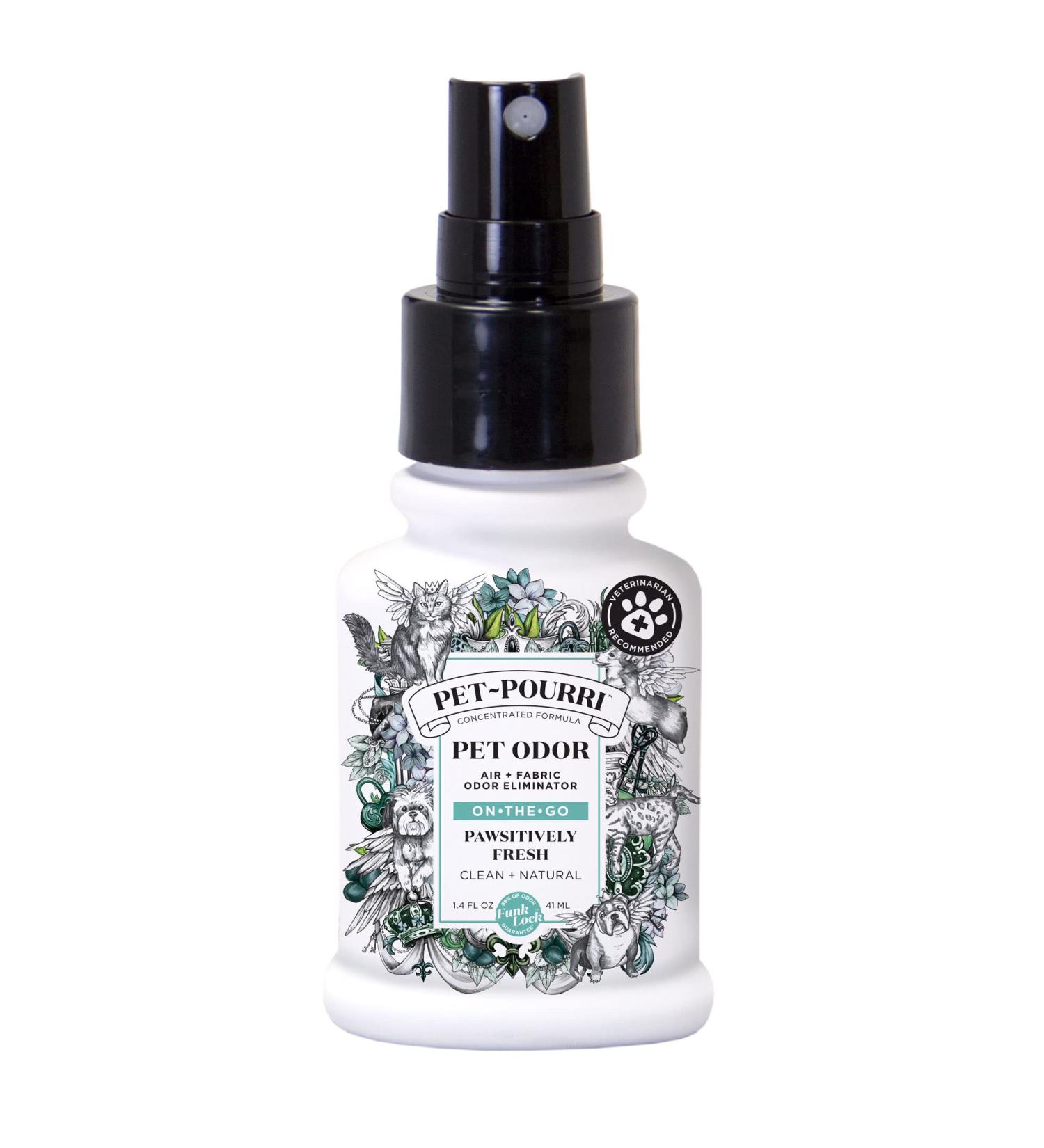 Poo-Pourri Pawsitively Fresh Pet Odor Eliminator Spray - Travel Size 1.4 Fl Oz - Buy Online on GoSupps.com