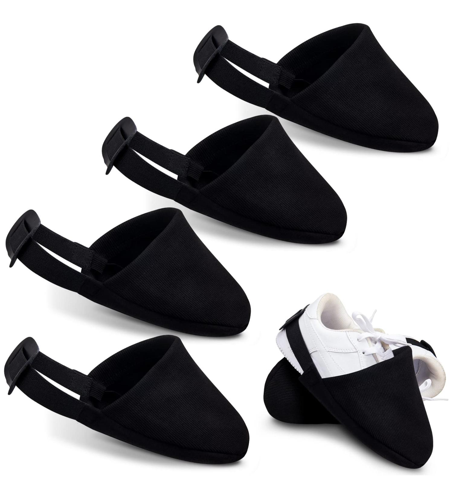 Zhanmai Bowling Shoe Covers - 2 Pairs Black Slider for Women and Men - Buy Online on GoSupps.com