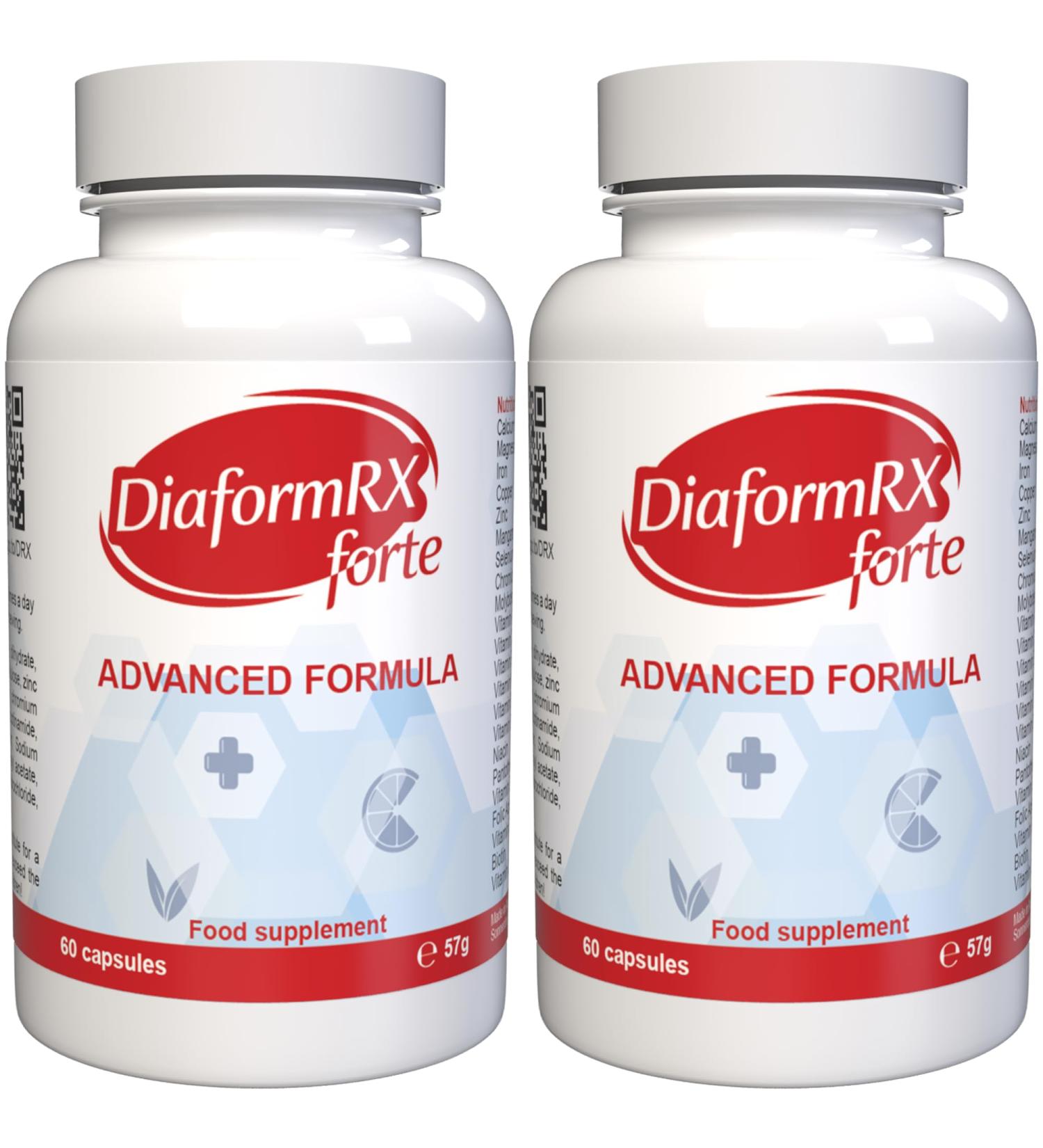  DiaformRX Forte - 120 Capsules - Pack of 2 - Buy Online on GoSupps.com