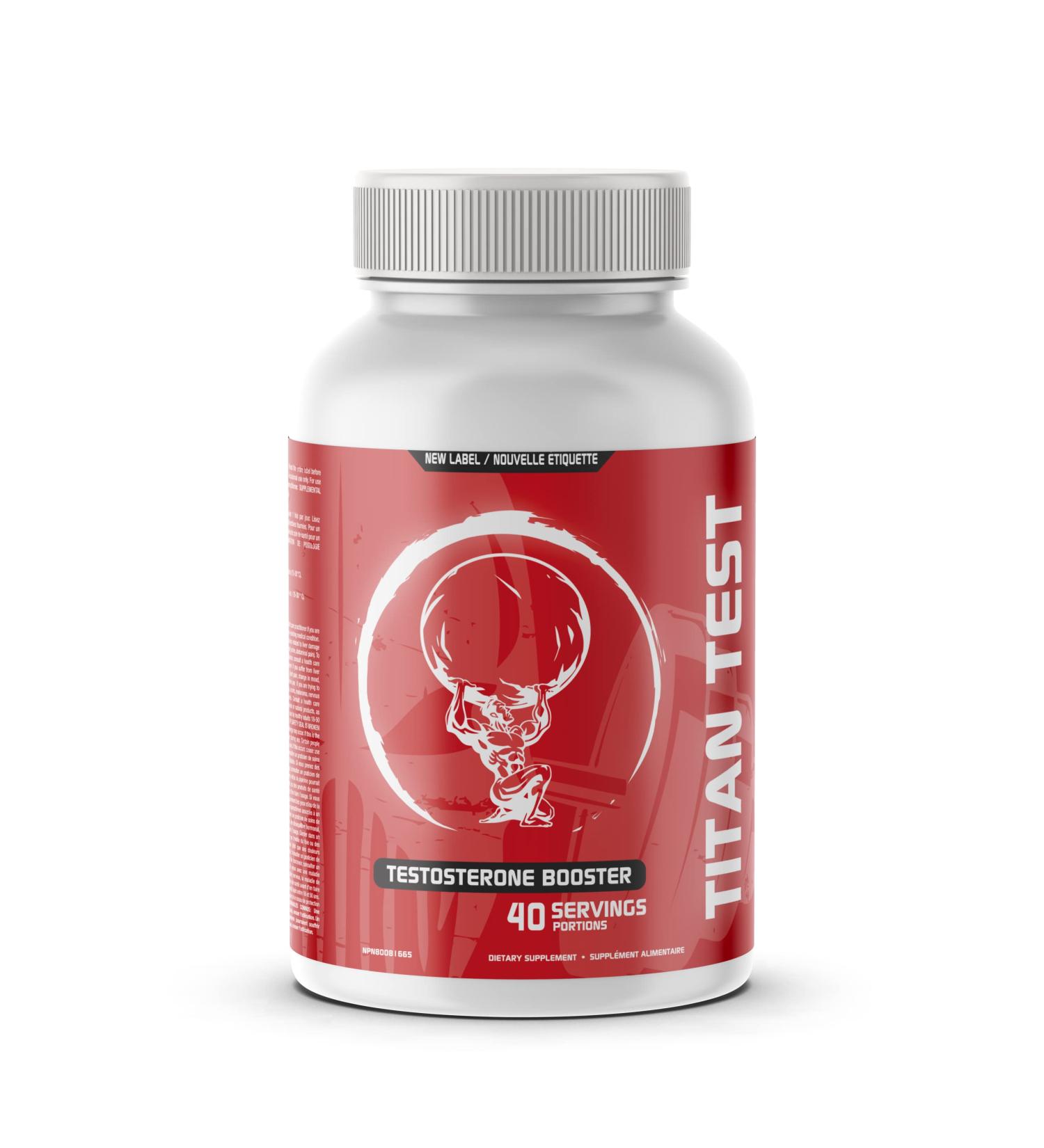 Predator Labs Titan Test 120 Capsules - Testosterone amplificator for Men - Estrogen Blocker - Natural Energy Strength and Endurance Supplement - Gain Lean Muscle Mass - Promote Fat Loss - Increase Male Performance - Helps with fertility and vitality - Buy Online on GoSupps.com